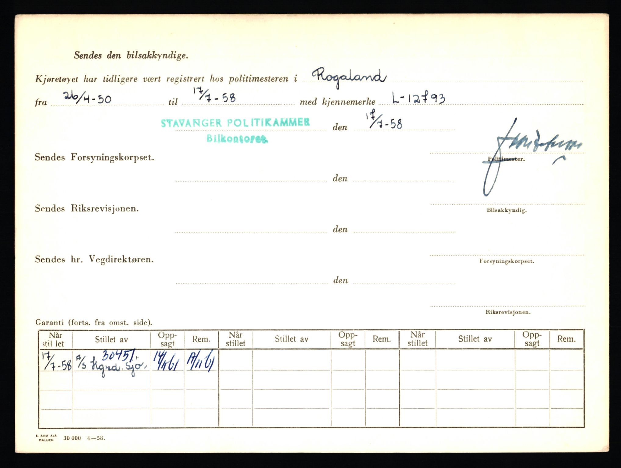 Stavanger trafikkstasjon, AV/SAST-A-101942/0/F/L0006: L-1700 - L-2149, 1930-1971, p. 1886