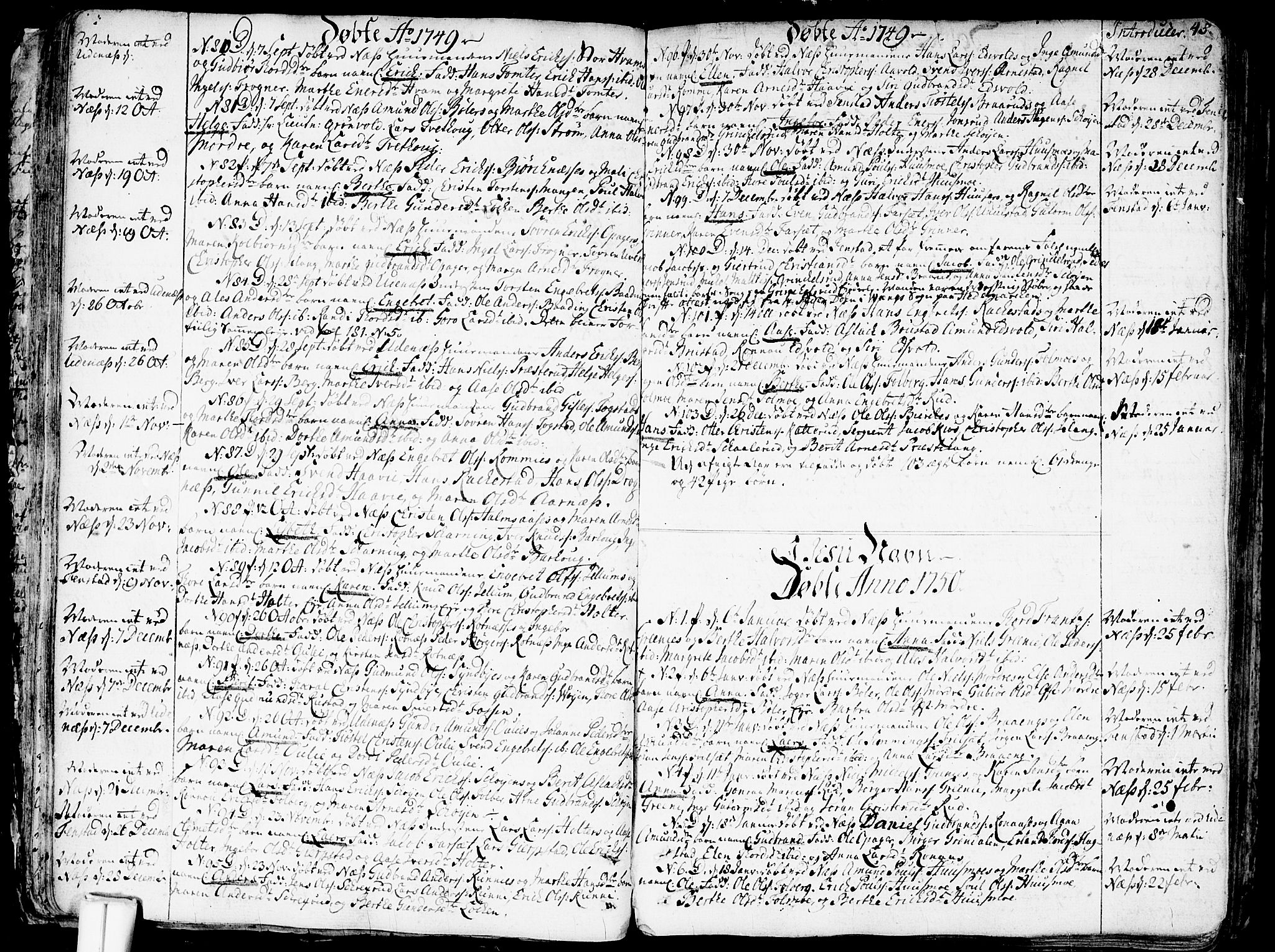 Nes prestekontor Kirkebøker, SAO/A-10410/F/Fa/L0003: Parish register (official) no. I 3, 1734-1781, p. 48