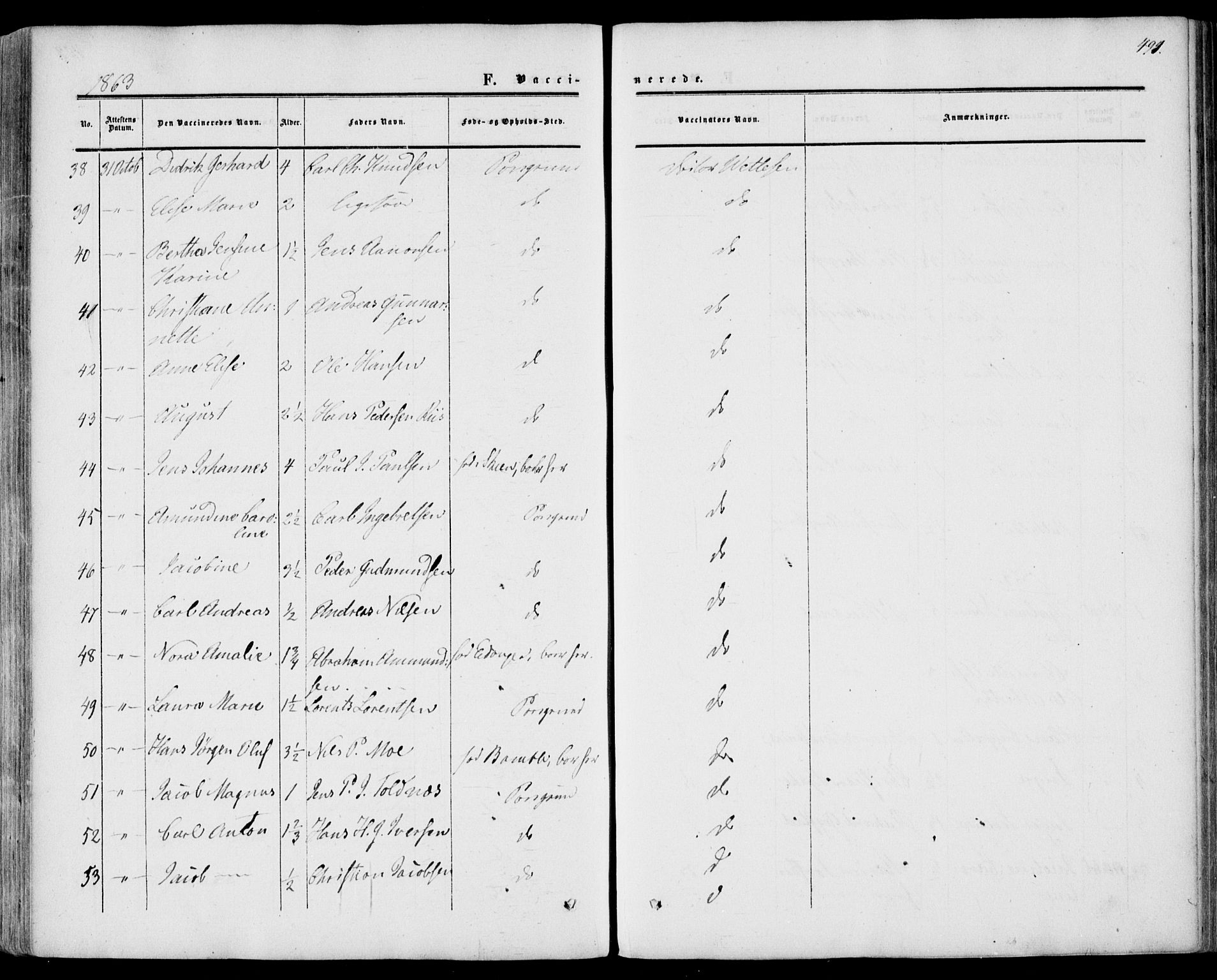 Porsgrunn kirkebøker , AV/SAKO-A-104/F/Fa/L0007: Parish register (official) no. 7, 1858-1877, p. 494