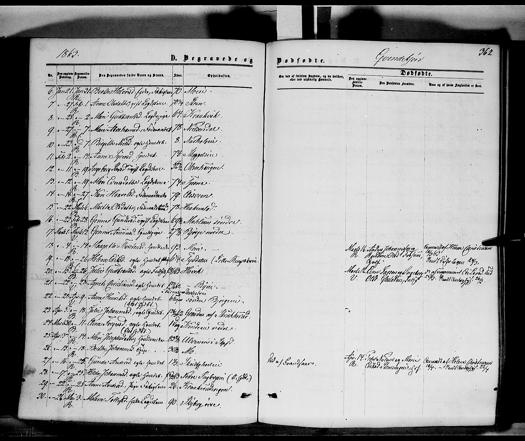 Ringsaker prestekontor, AV/SAH-PREST-014/K/Ka/L0010: Parish register (official) no. 10, 1861-1869, p. 362