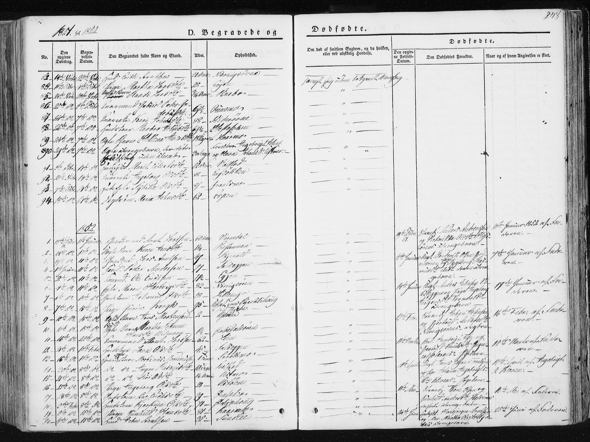 Ministerialprotokoller, klokkerbøker og fødselsregistre - Sør-Trøndelag, SAT/A-1456/668/L0805: Parish register (official) no. 668A05, 1840-1853, p. 248