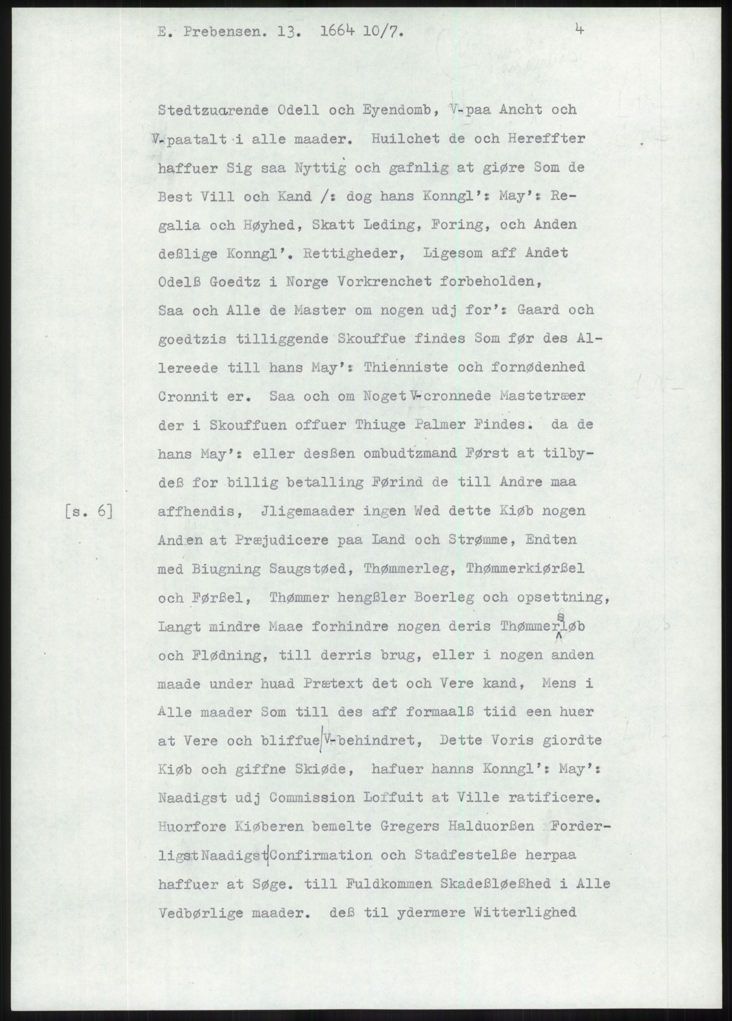 Samlinger til kildeutgivelse, Diplomavskriftsamlingen, AV/RA-EA-4053/H/Ha, p. 105