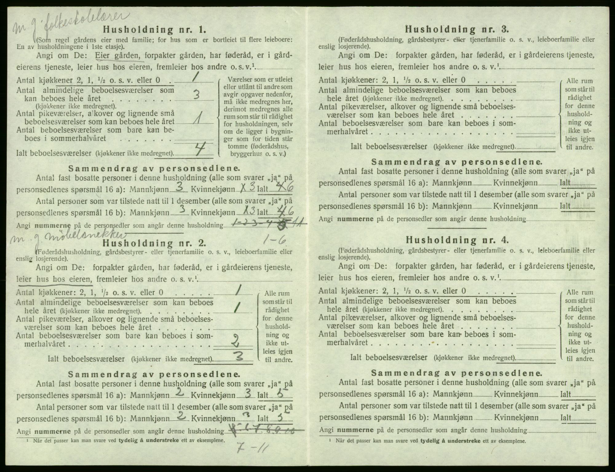 SAB, 1920 census for Stord, 1920, p. 914