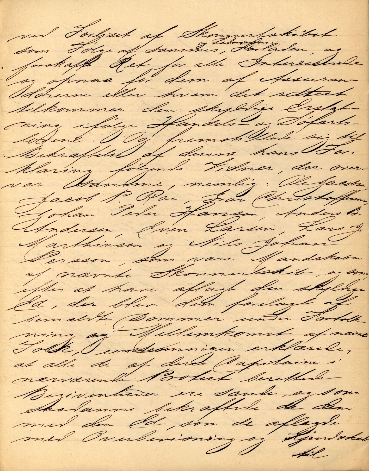 Pa 63 - Østlandske skibsassuranceforening, VEMU/A-1079/G/Ga/L0015/0013: Havaridokumenter / Venice, Isbjørn, Varnæs, Valkyrien, 1882, p. 15