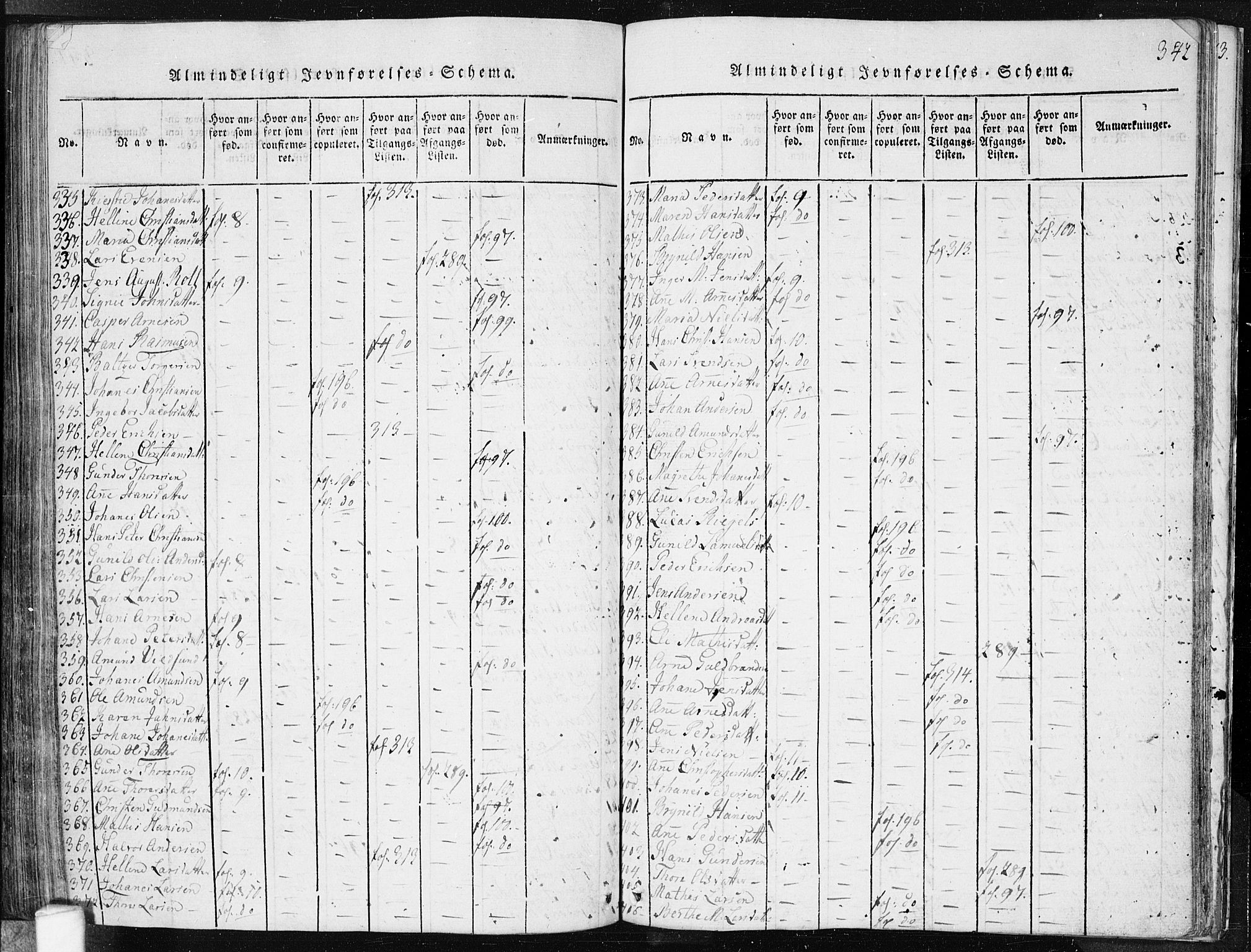 Spydeberg prestekontor Kirkebøker, SAO/A-10924/F/Fa/L0004: Parish register (official) no. I 4, 1814-1841, p. 342