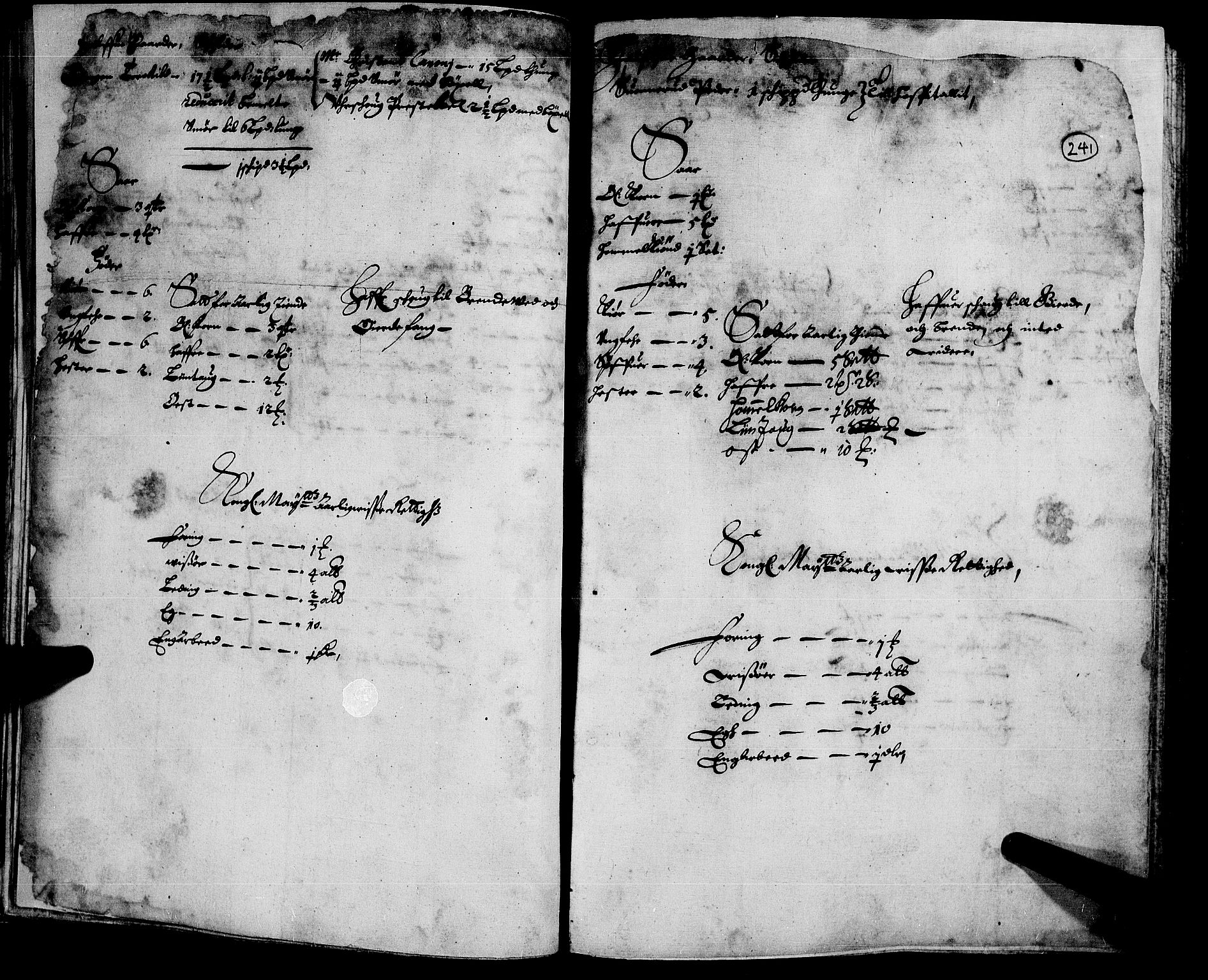 Rentekammeret inntil 1814, Realistisk ordnet avdeling, AV/RA-EA-4070/N/Nb/Nba/L0008: Nedre Romerike fogderi, 2. del, 1666, p. 240b-241a