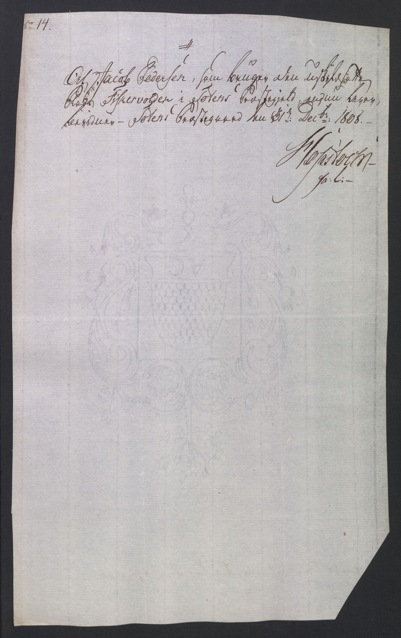 Rentekammeret inntil 1814, Reviderte regnskaper, Fogderegnskap, AV/RA-EA-4092/R19/L1396: Fogderegnskap Toten, Hadeland og Vardal, 1808, p. 143