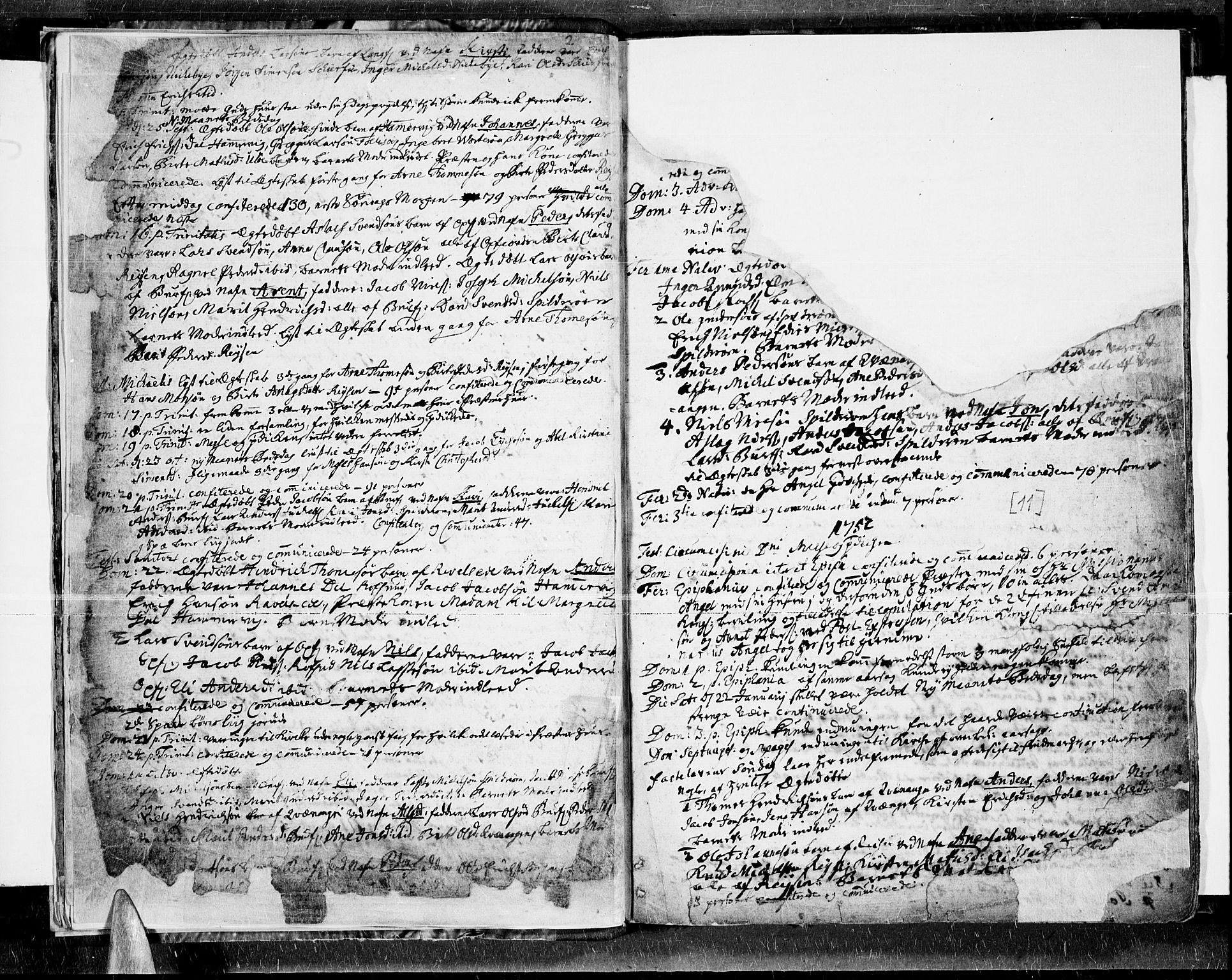 Skjervøy sokneprestkontor, SATØ/S-1300/H/Ha/Haa/L0001kirke: Parish register (official) no. 1, 1748-1780, p. 11