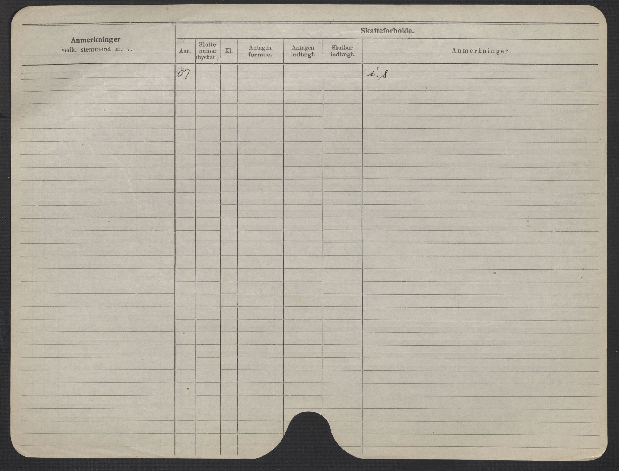 Oslo folkeregister, Registerkort, AV/SAO-A-11715/F/Fa/Fac/L0019: Kvinner, 1906-1914, p. 277b