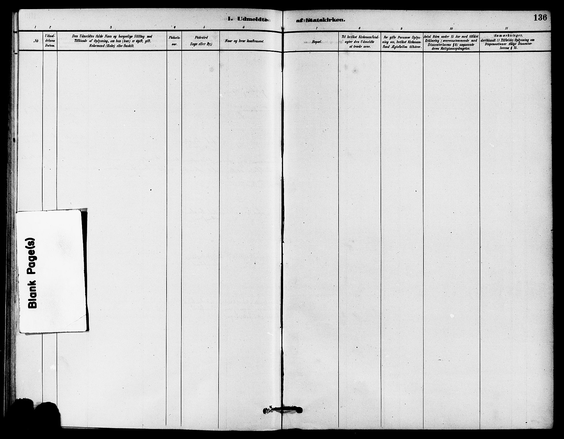 Jelsa sokneprestkontor, AV/SAST-A-101842/01/IV: Parish register (official) no. A 9, 1878-1898, p. 136