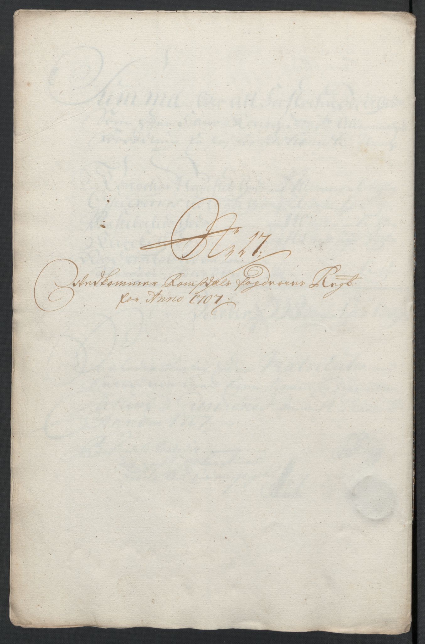 Rentekammeret inntil 1814, Reviderte regnskaper, Fogderegnskap, RA/EA-4092/R55/L3658: Fogderegnskap Romsdal, 1707-1708, p. 146