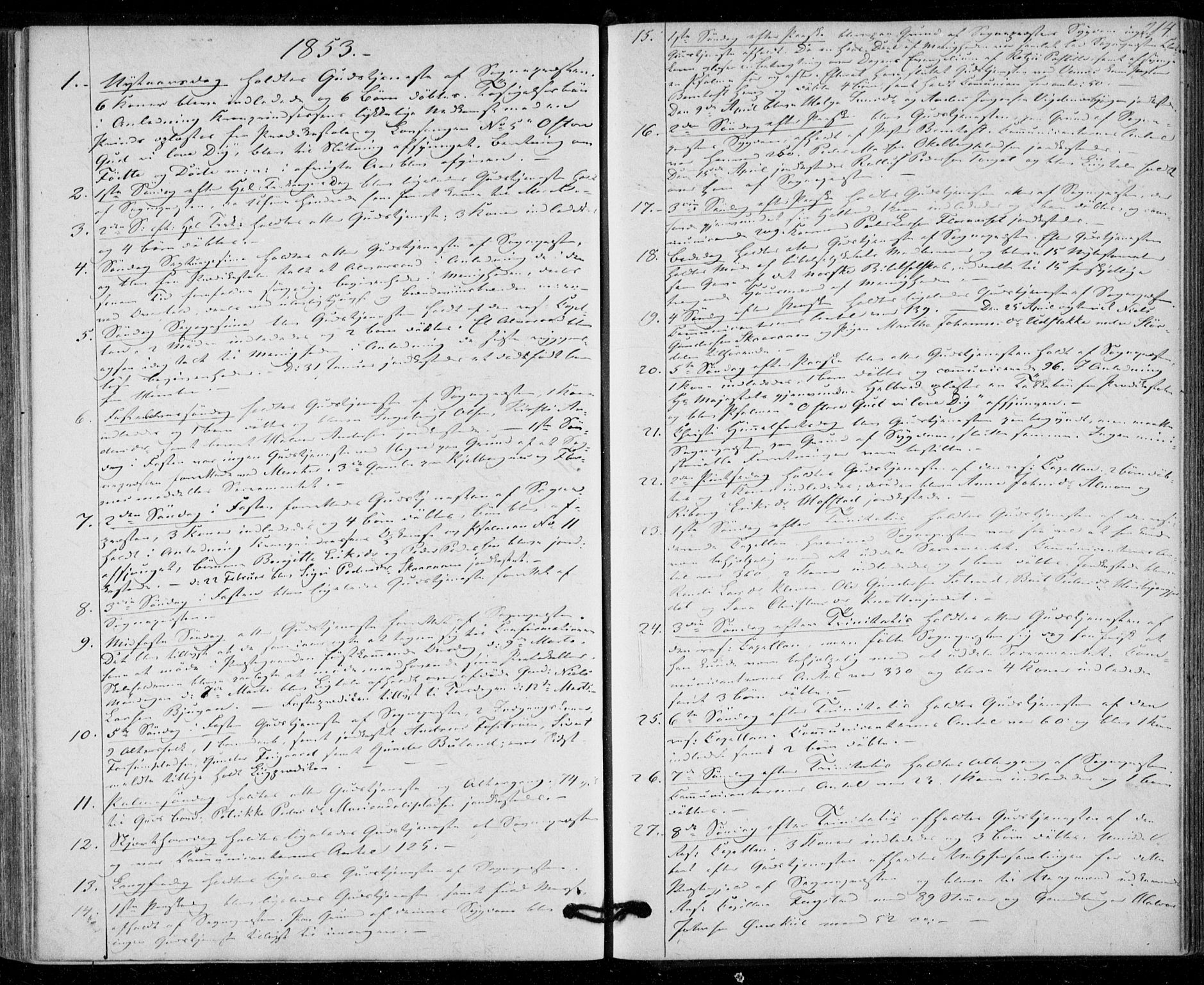 Ministerialprotokoller, klokkerbøker og fødselsregistre - Nord-Trøndelag, SAT/A-1458/703/L0028: Parish register (official) no. 703A01, 1850-1862, p. 214
