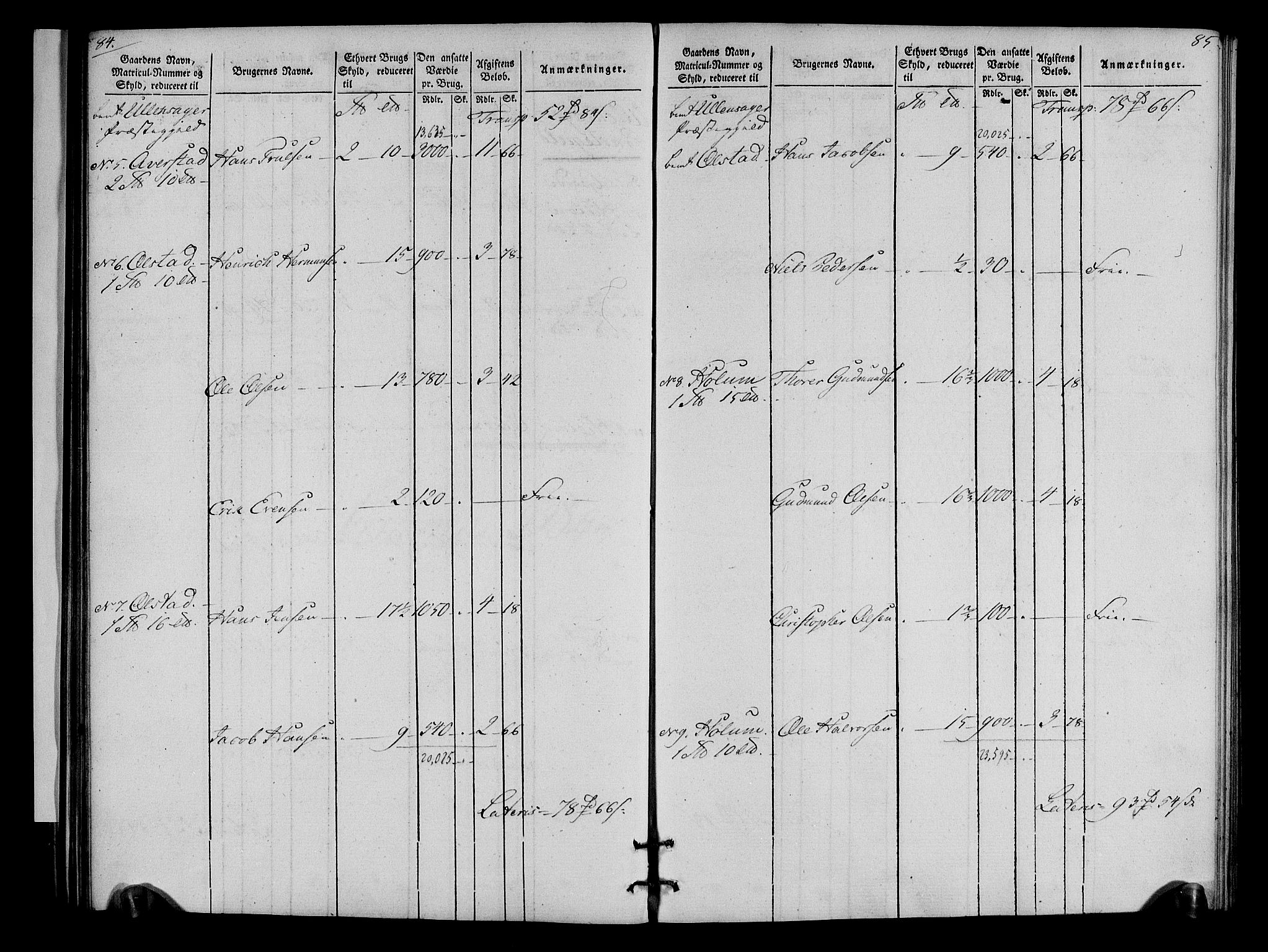 Rentekammeret inntil 1814, Realistisk ordnet avdeling, AV/RA-EA-4070/N/Ne/Nea/L0023: Øvre Romerike fogderi. Oppebørselsregister, 1803-1804, p. 44