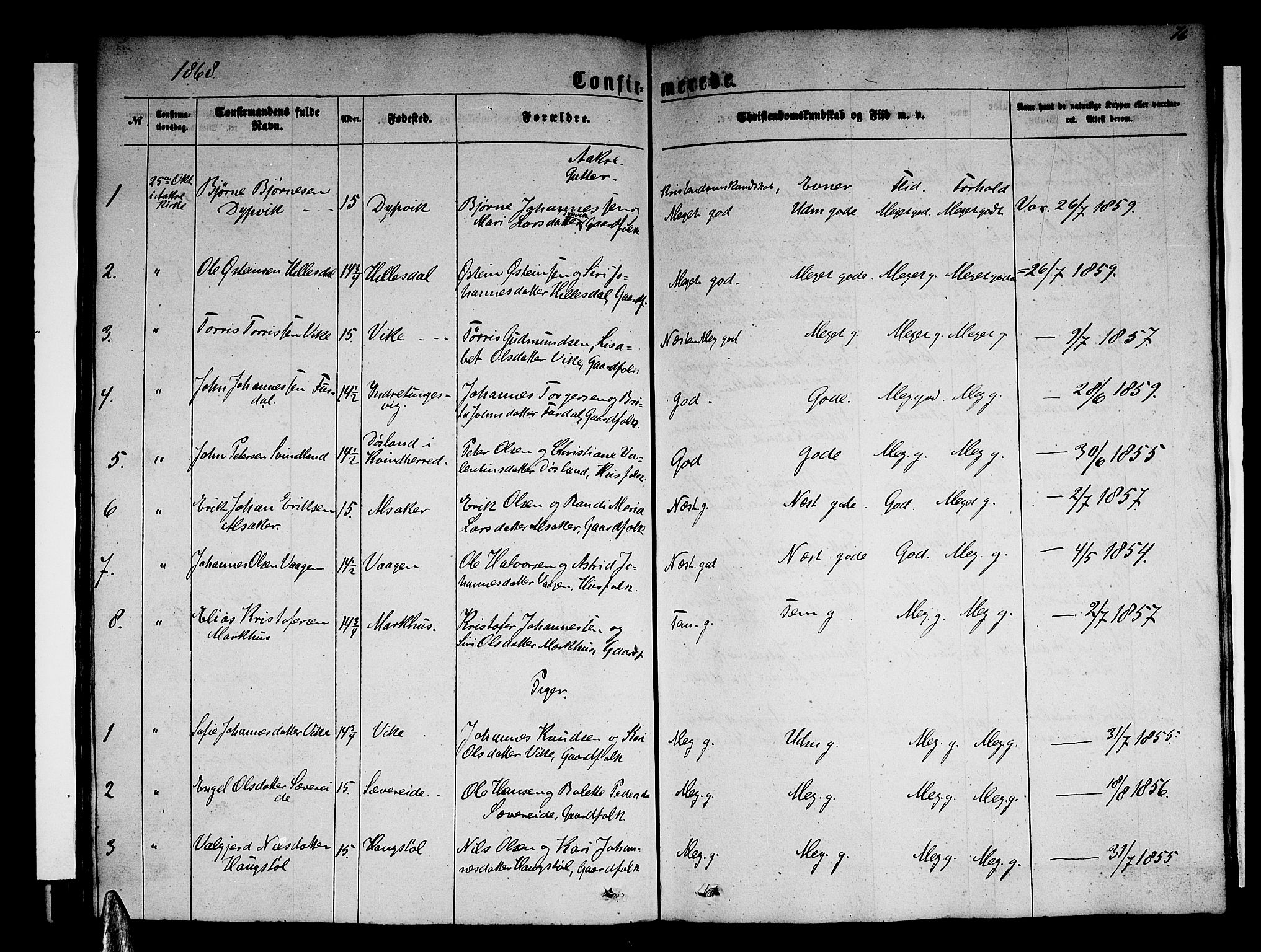 Skånevik sokneprestembete, AV/SAB-A-77801/H/Hab: Parish register (copy) no. B 1, 1860-1880, p. 76