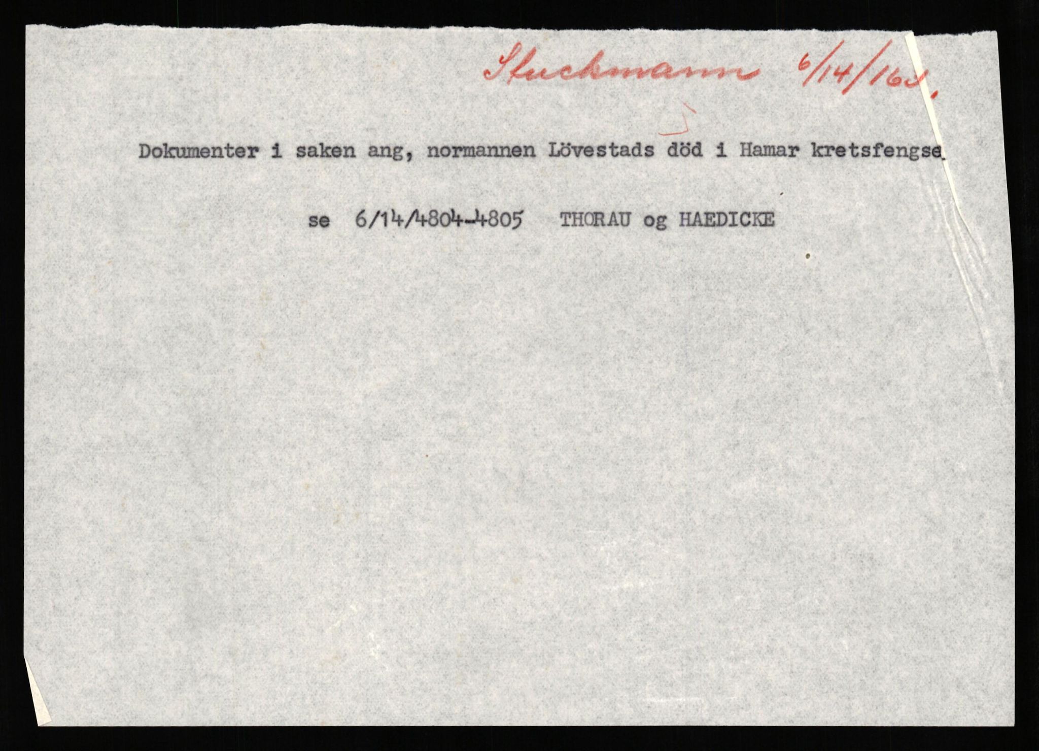 Forsvaret, Forsvarets overkommando II, RA/RAFA-3915/D/Db/L0033: CI Questionaires. Tyske okkupasjonsstyrker i Norge. Tyskere., 1945-1946, p. 275