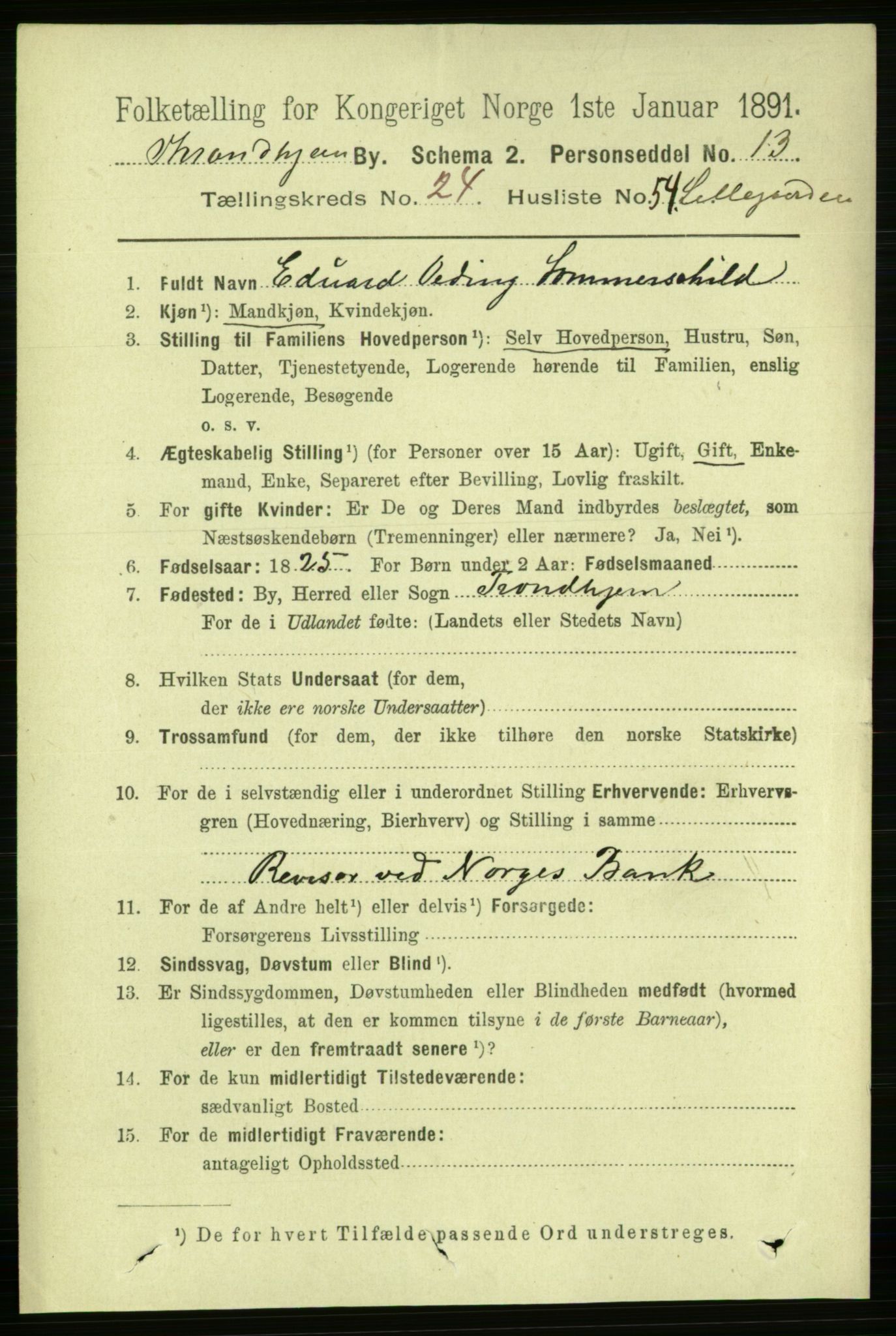 RA, 1891 census for 1601 Trondheim, 1891, p. 18725