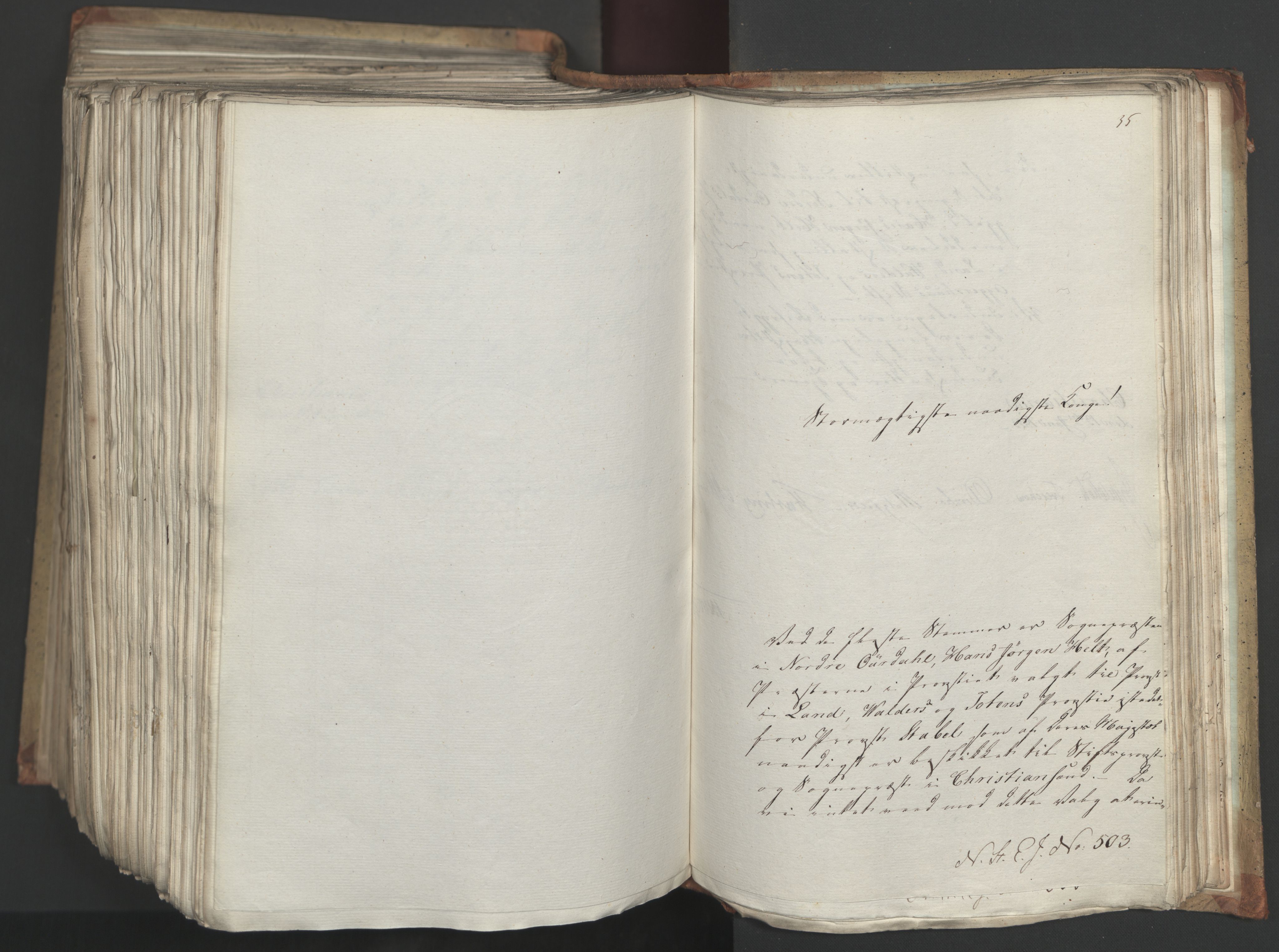Statsrådsavdelingen i Stockholm, AV/RA-S-1003/D/Da/L0034: Regjeringsinnstillinger nr. 275-540, 1823, p. 616