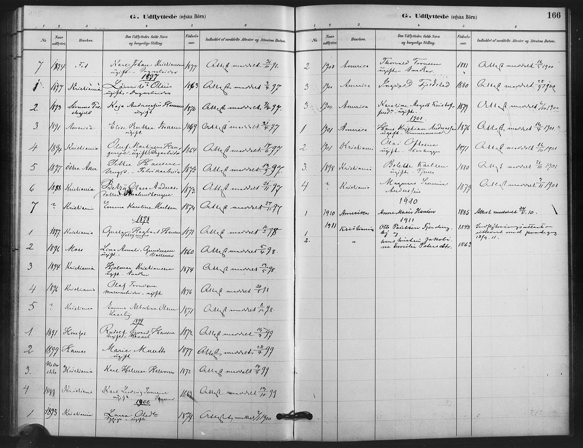 Skedsmo prestekontor Kirkebøker, AV/SAO-A-10033a/F/Fb/L0001: Parish register (official) no. II 1, 1883-1901, p. 166