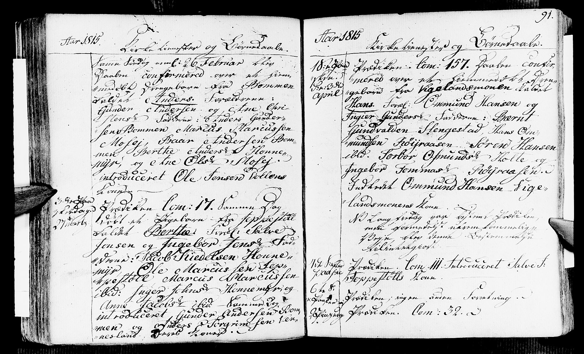 Vennesla sokneprestkontor, SAK/1111-0045/Fa/Fab/L0002: Parish register (official) no. A 2, 1794-1834, p. 91