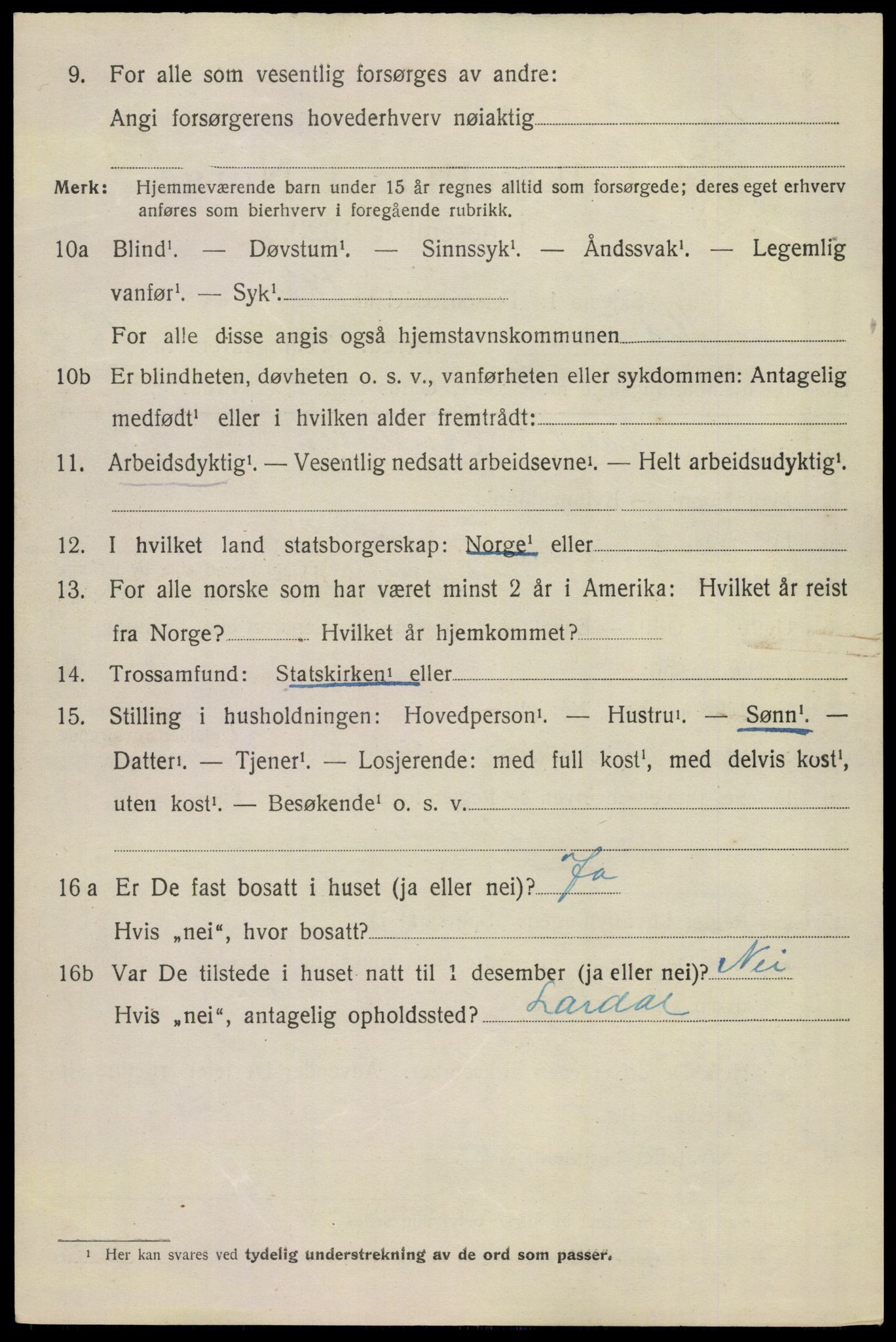 SAKO, 1920 census for Hedrum, 1920, p. 11312