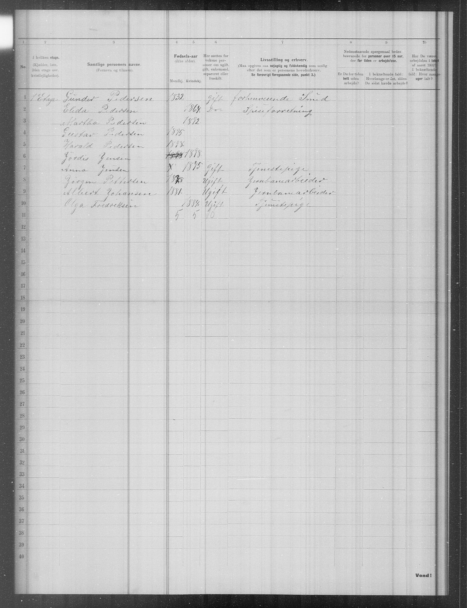 OBA, Municipal Census 1902 for Kristiania, 1902, p. 14070