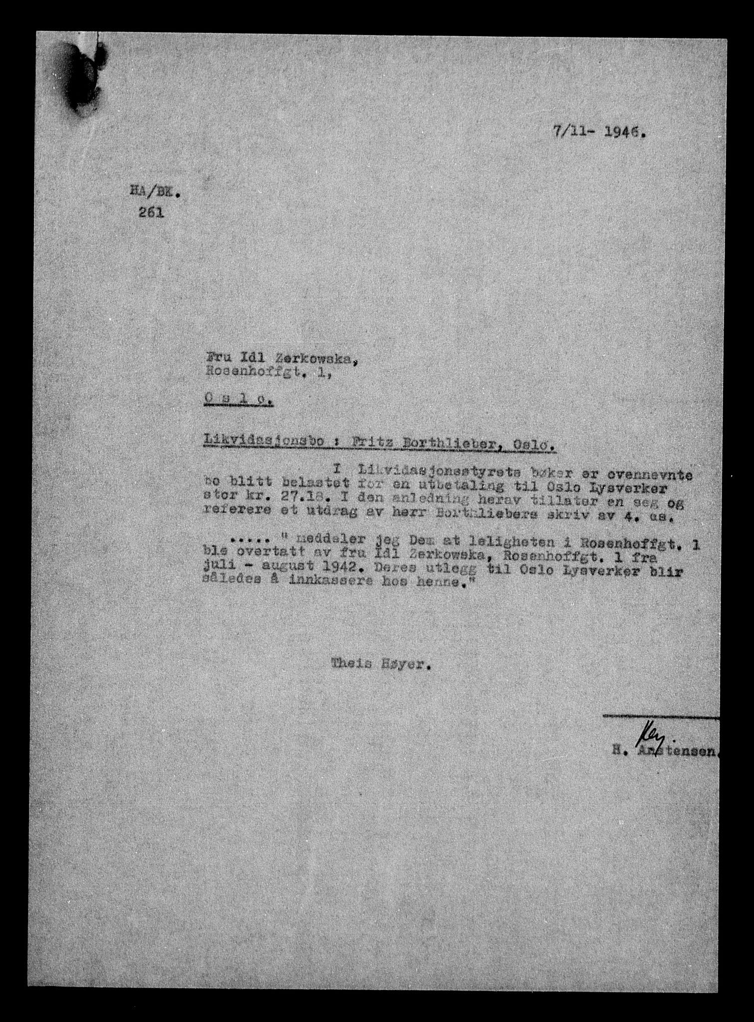 Justisdepartementet, Tilbakeføringskontoret for inndratte formuer, AV/RA-S-1564/H/Hc/Hcc/L0927: --, 1945-1947, p. 385