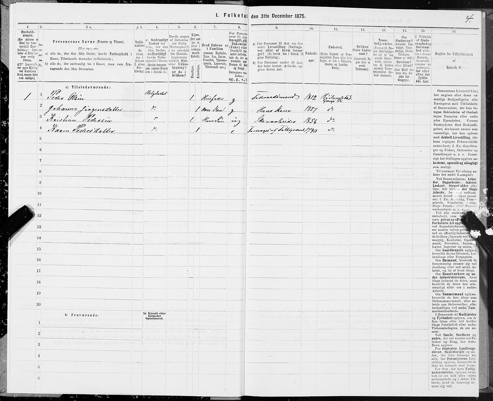 SAT, 1875 census for 1742P Grong, 1875, p. 4004