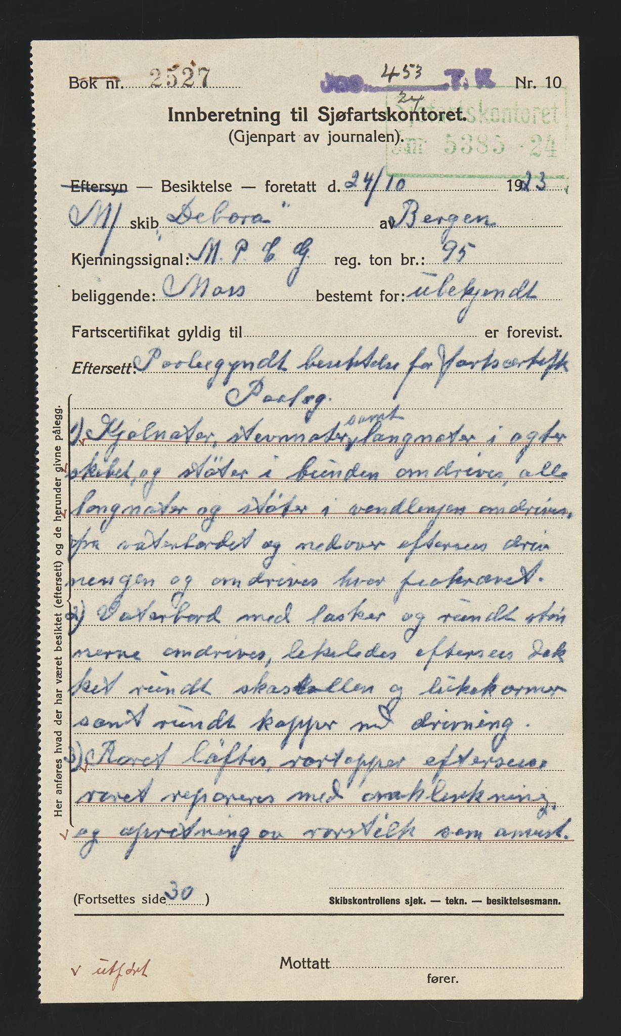 Sjøfartsdirektoratet med forløpere, skipsmapper slettede skip, AV/RA-S-4998/F/Fa/L0235: --, 1847-1930, p. 71