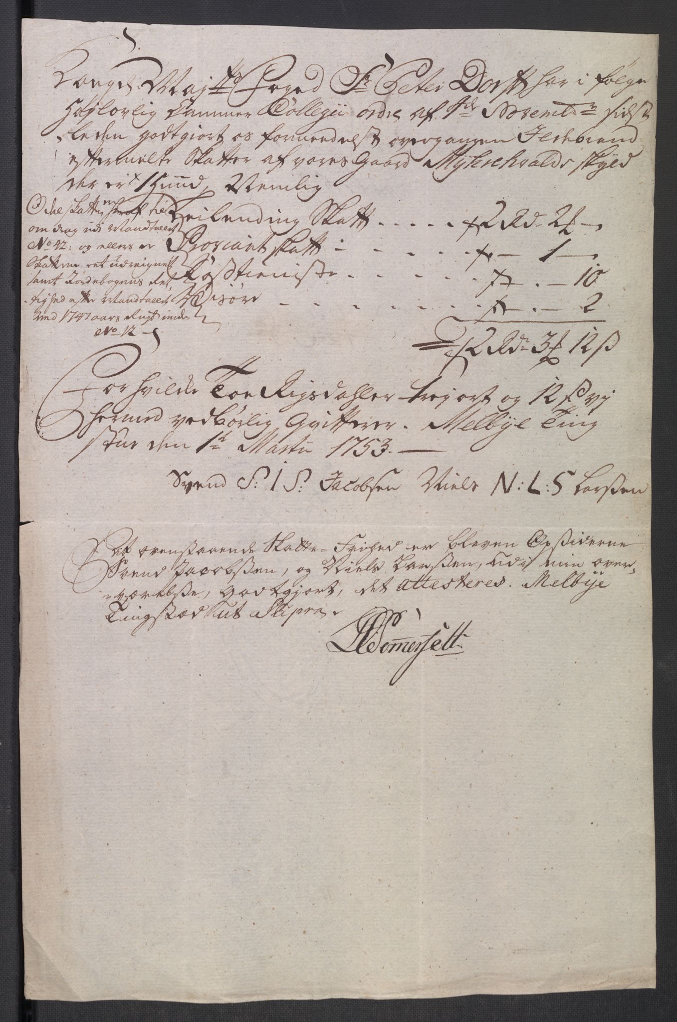 Rentekammeret inntil 1814, Reviderte regnskaper, Fogderegnskap, AV/RA-EA-4092/R18/L1349: Fogderegnskap Hadeland, Toten og Valdres, 1752-1753, p. 237