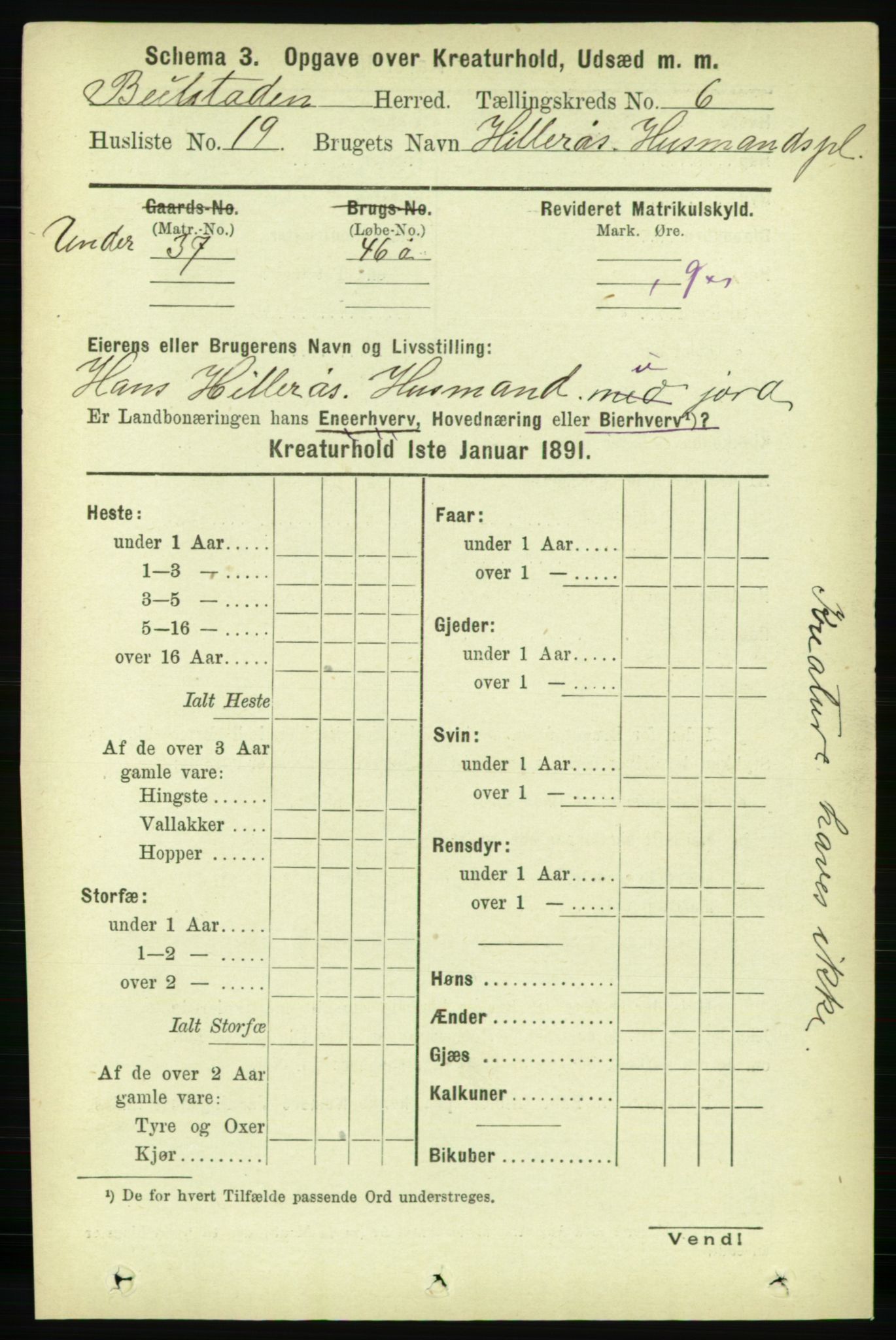 RA, 1891 census for 1727 Beitstad, 1891, p. 5889