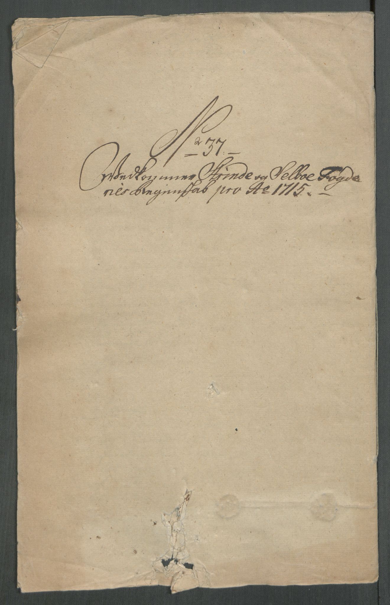 Rentekammeret inntil 1814, Reviderte regnskaper, Fogderegnskap, AV/RA-EA-4092/R61/L4115: Fogderegnskap Strinda og Selbu, 1715-1716, p. 240