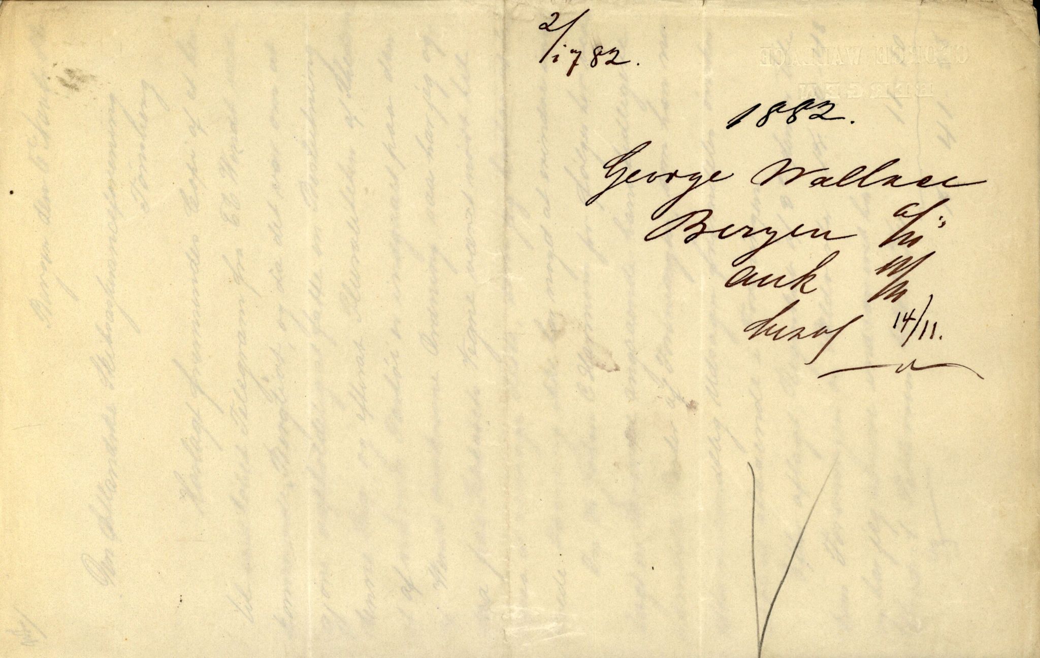Pa 63 - Østlandske skibsassuranceforening, VEMU/A-1079/G/Ga/L0015/0011: Havaridokumenter / Carl Johan, Bergljot, Baticola, Saga, 1882, p. 27