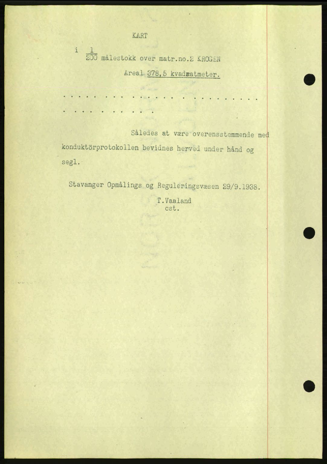 Stavanger byrett, SAST/A-100455/002/G/Gb/L0013: Mortgage book no. A3, 1937-1938, Diary no: : 2455/1938