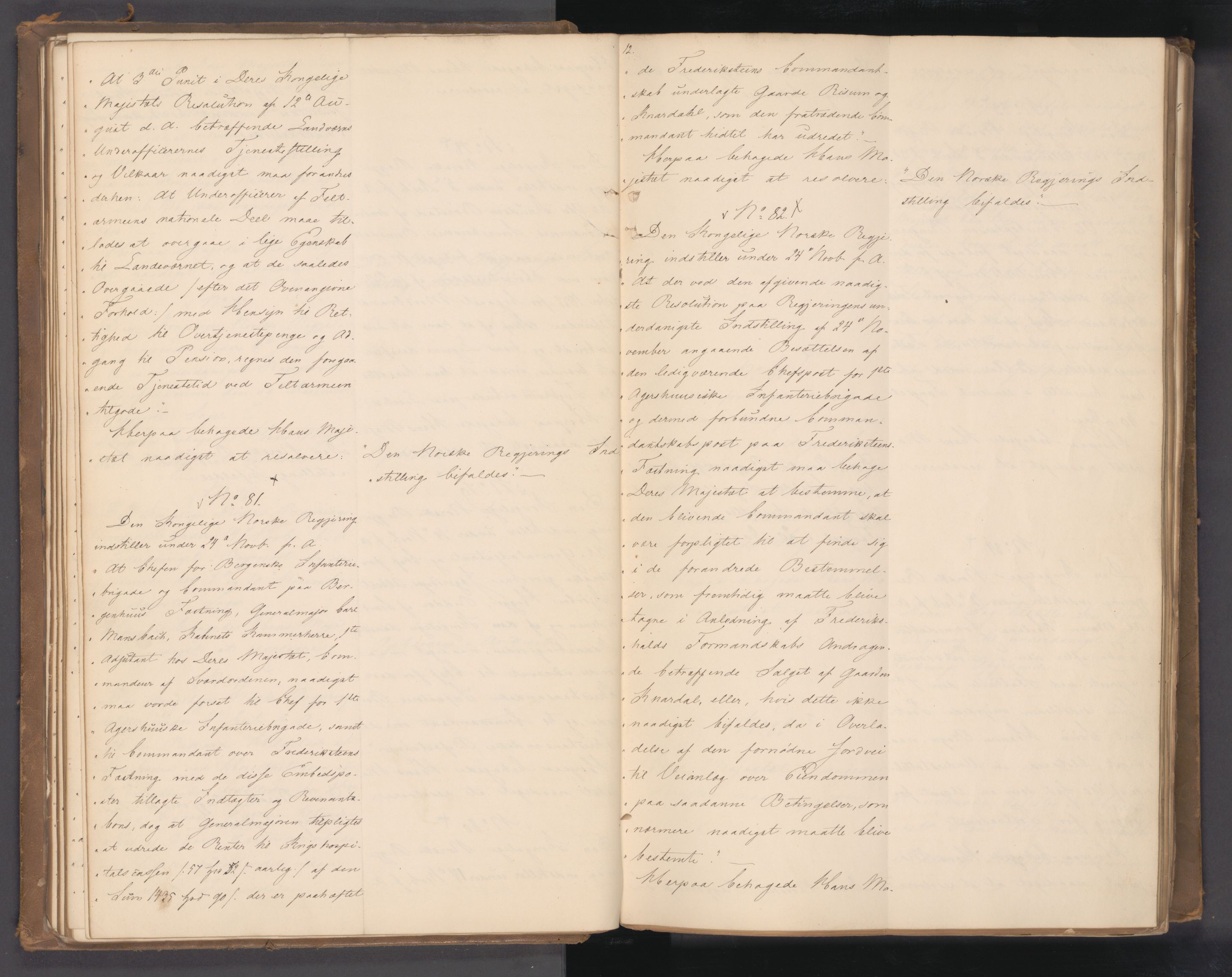Statsrådssekretariatet, AV/RA-S-1001/A/Ab/L0046: Kgl. res. nr. 1-540, 1. halvår, 1838