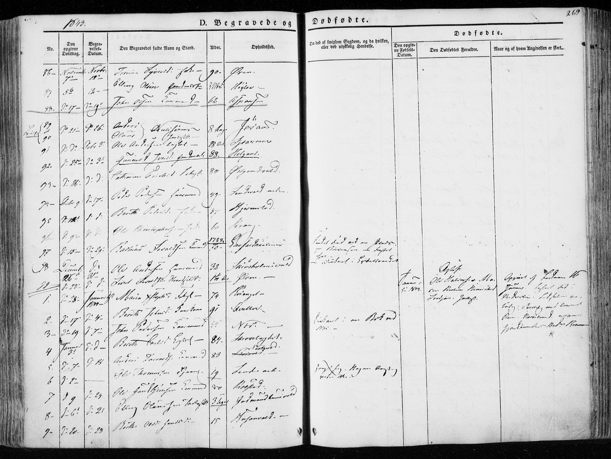 Ministerialprotokoller, klokkerbøker og fødselsregistre - Nord-Trøndelag, AV/SAT-A-1458/723/L0239: Parish register (official) no. 723A08, 1841-1851, p. 269