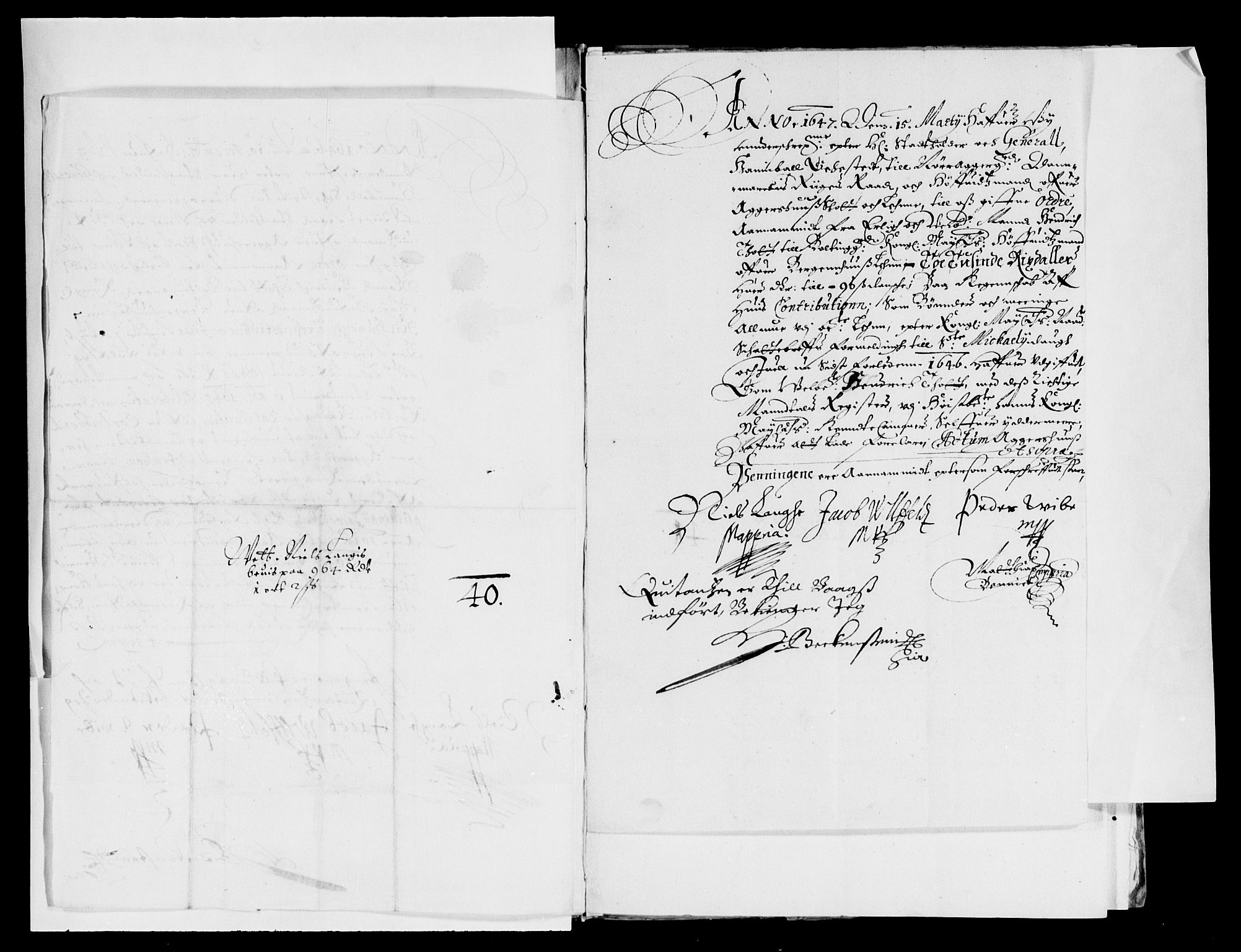 Rentekammeret inntil 1814, Reviderte regnskaper, Lensregnskaper, AV/RA-EA-5023/R/Rb/Rbt/L0108: Bergenhus len, 1641-1648