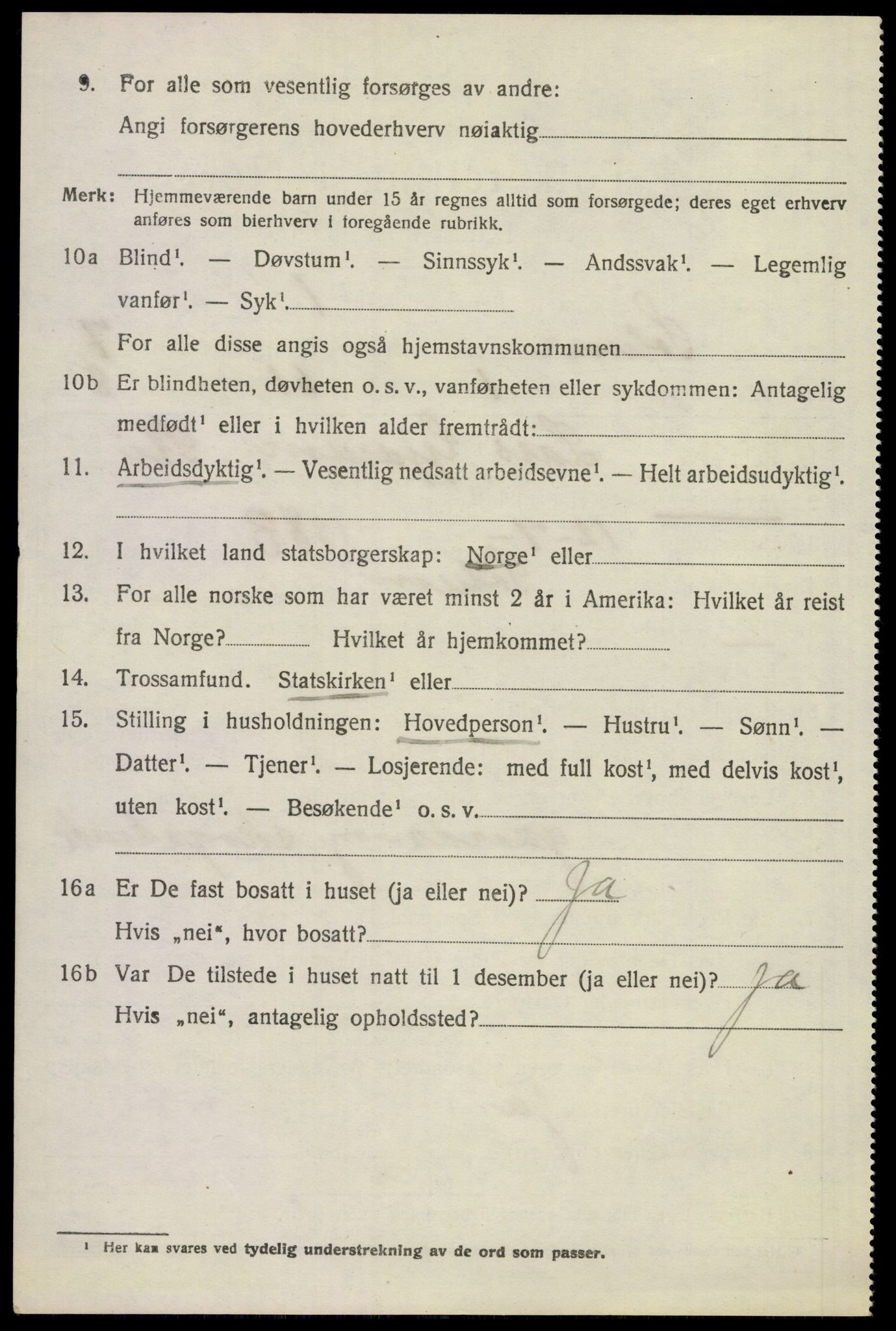 SAKO, 1920 census for Solum, 1920, p. 13825