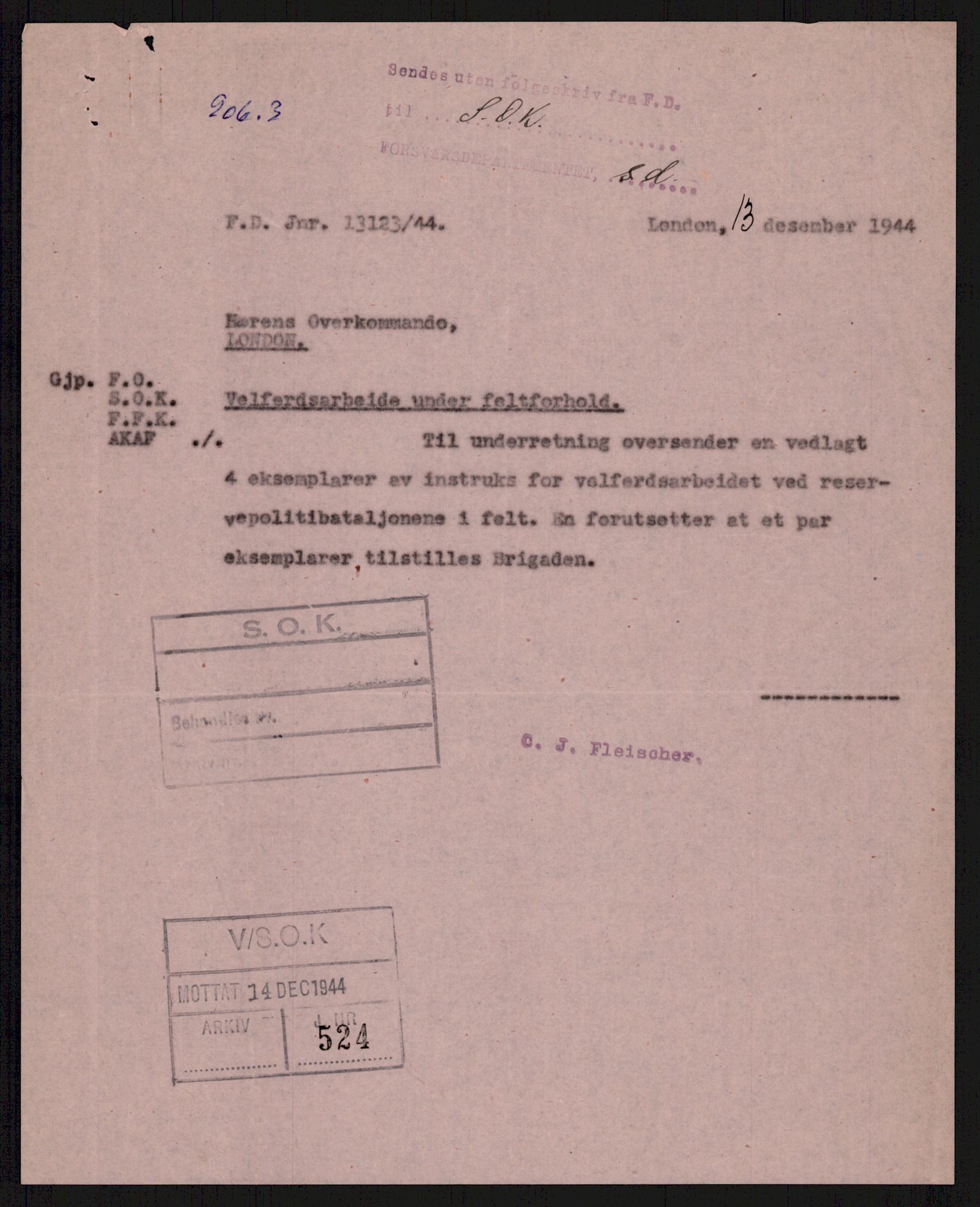 Forsvaret, Sjøforsvarets overkommando, AV/RA-RAFA-2035/D/Dc/L0305: --, 1940-1946, p. 2