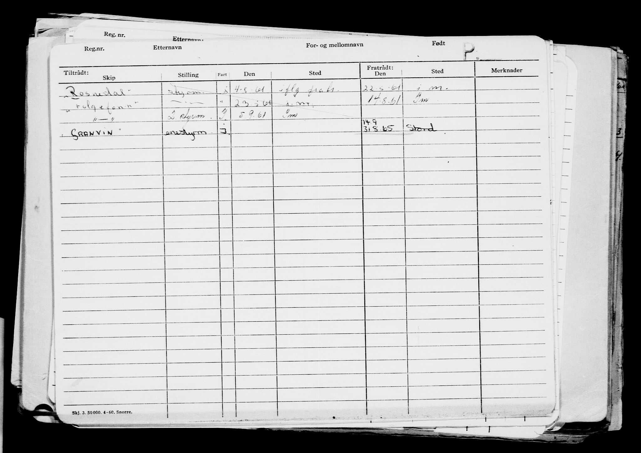 Direktoratet for sjømenn, AV/RA-S-3545/G/Gb/L0083: Hovedkort, 1909, p. 126