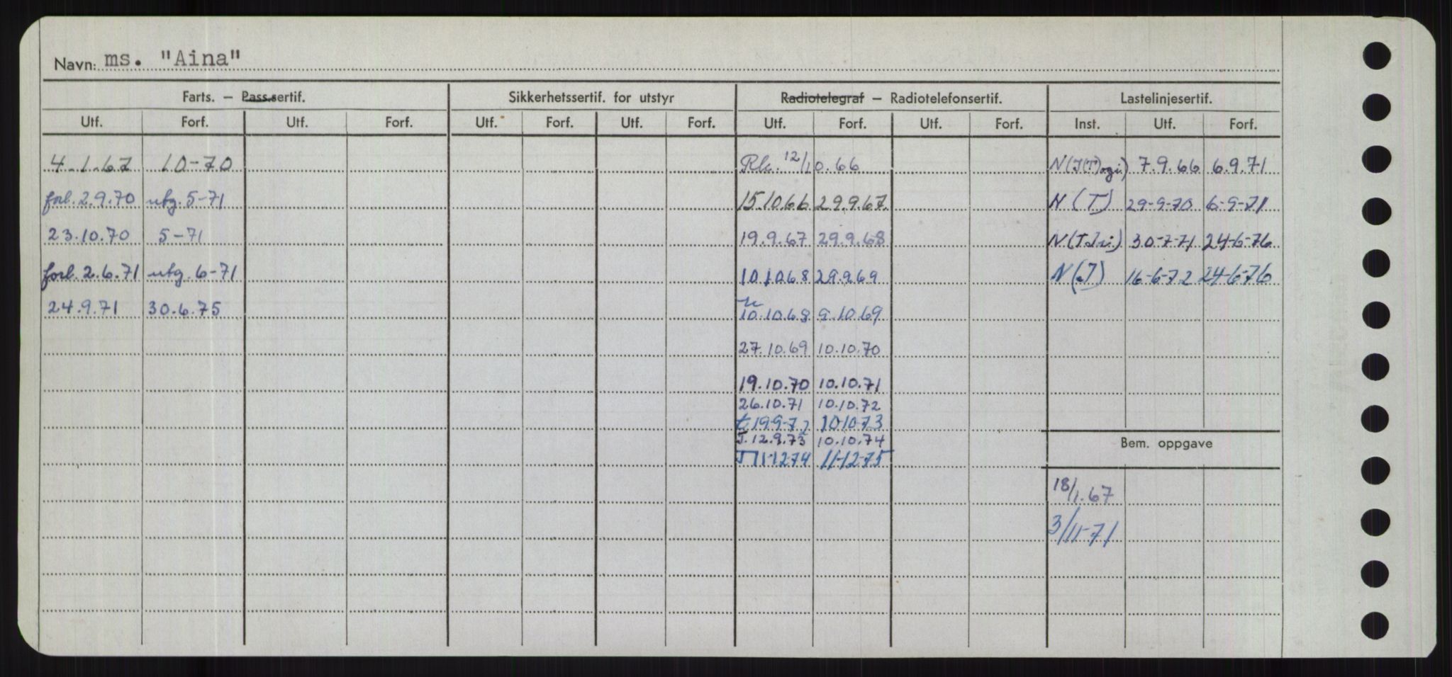 Sjøfartsdirektoratet med forløpere, Skipsmålingen, RA/S-1627/H/Hd/L0001: Fartøy, A-Anv, p. 154