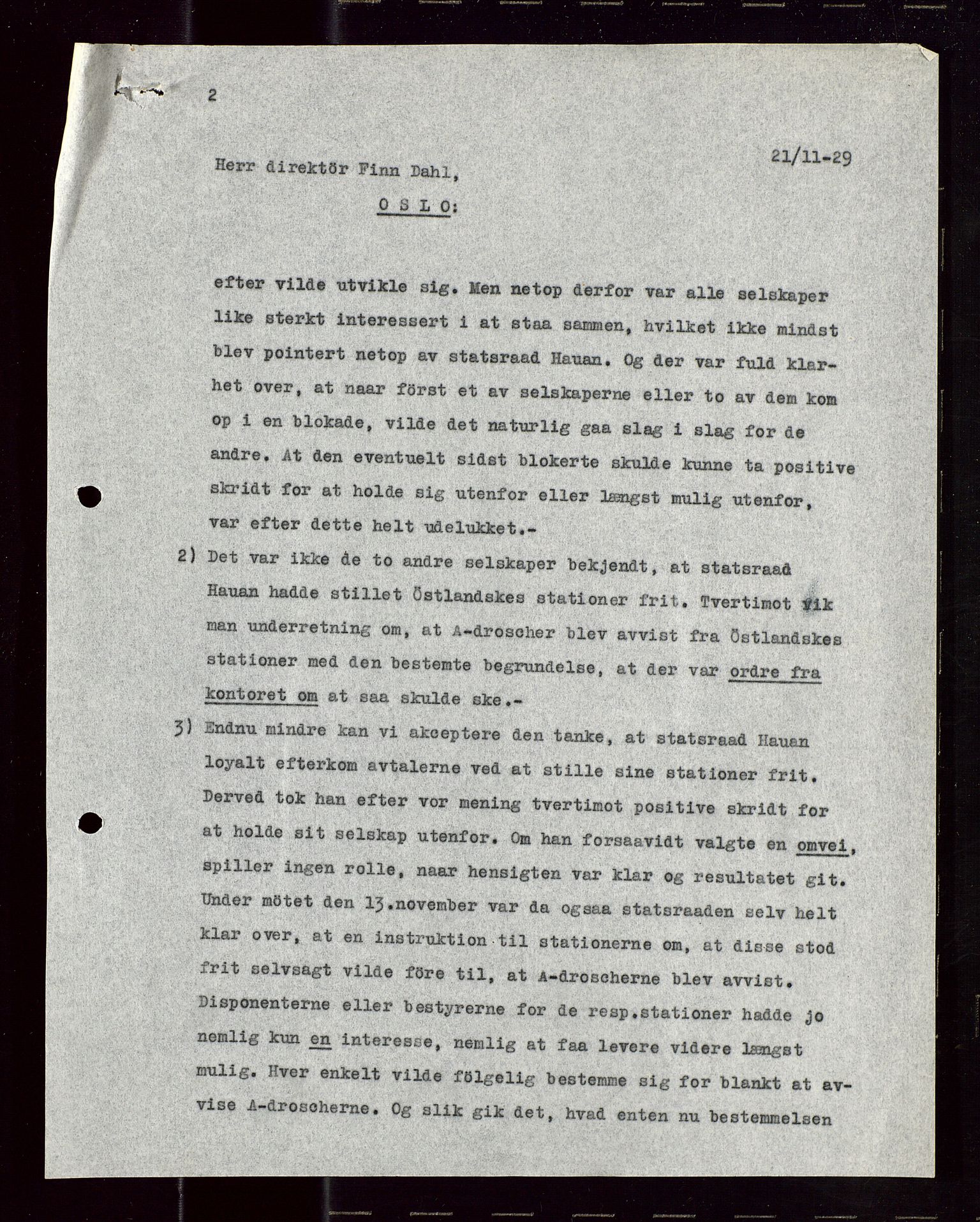 Pa 1521 - A/S Norske Shell, AV/SAST-A-101915/E/Ea/Eaa/L0018: Sjefskorrespondanse, 1929, p. 268