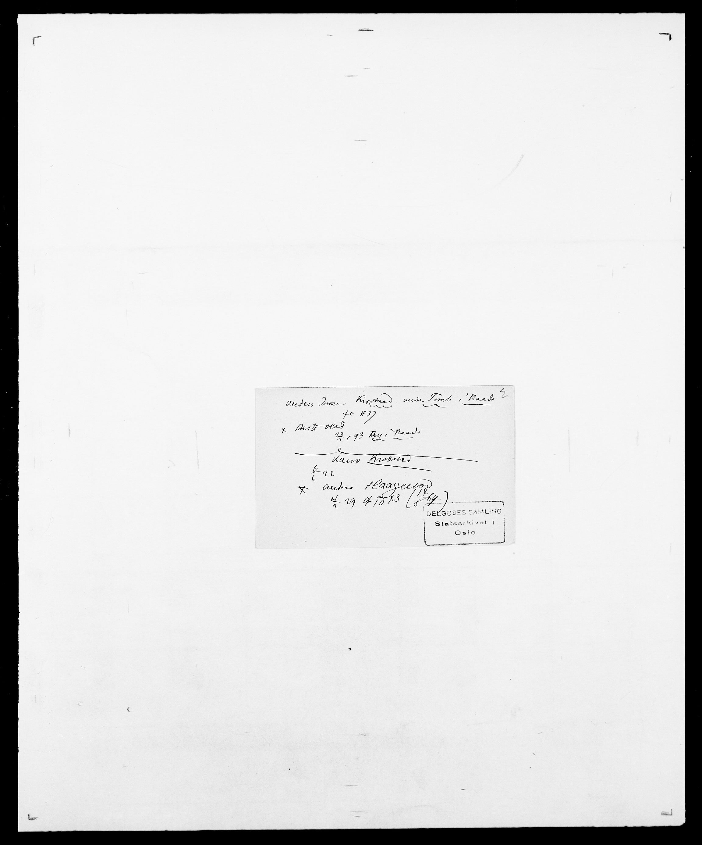 Delgobe, Charles Antoine - samling, SAO/PAO-0038/D/Da/L0022: Krog - Lasteen, p. 71