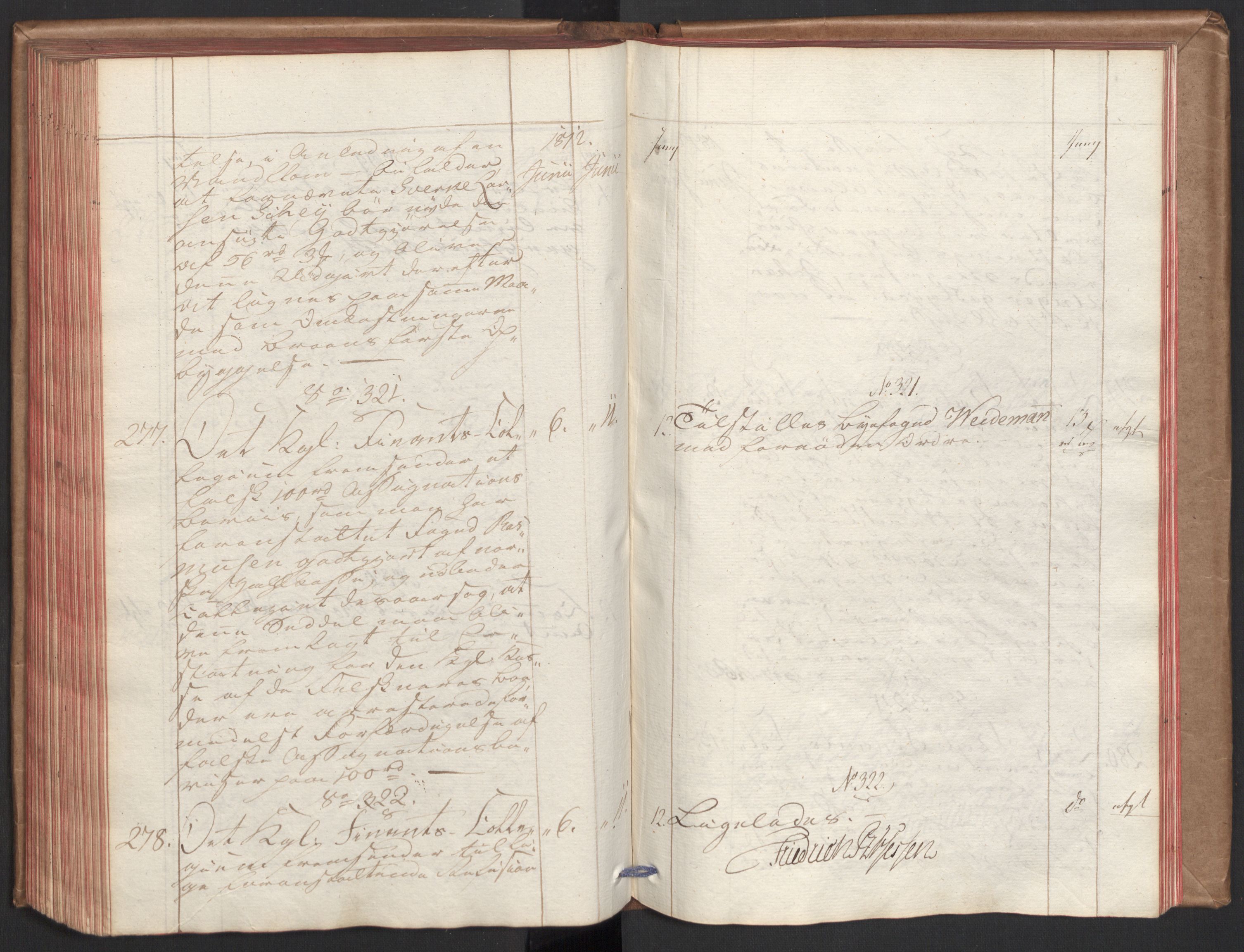 Stattholderembetet 1810-1814, 2. kontor (Kontor B), AV/RA-EA-5432/Aa/L0001: Kollegial referatprotokoll,  j.nr. 1-283,  l.nr. 1-327, 1810-1812, p. 189