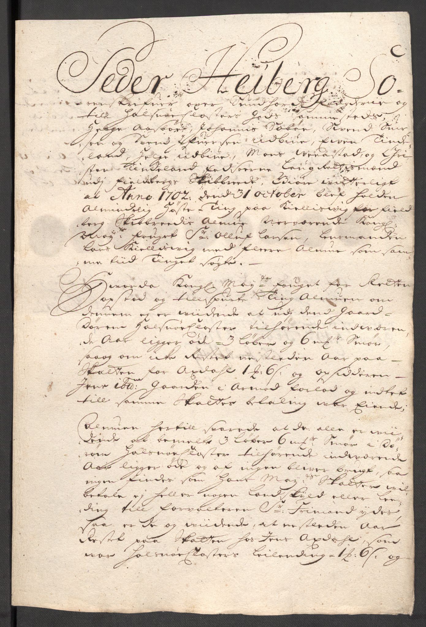 Rentekammeret inntil 1814, Reviderte regnskaper, Fogderegnskap, RA/EA-4092/R48/L2980: Fogderegnskap Sunnhordland og Hardanger, 1702, p. 207