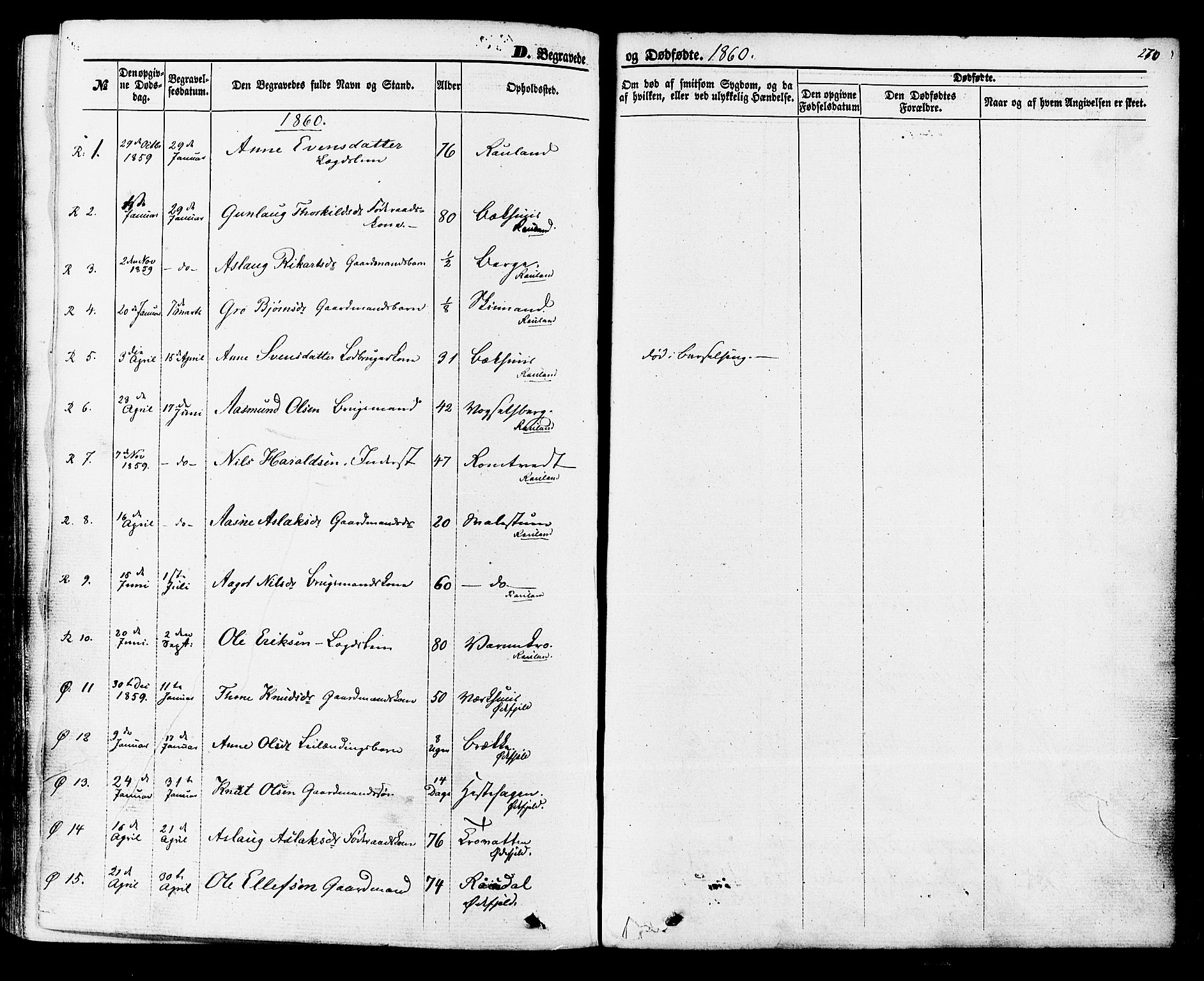 Rauland kirkebøker, SAKO/A-292/F/Fa/L0003: Parish register (official) no. 3, 1859-1886, p. 270