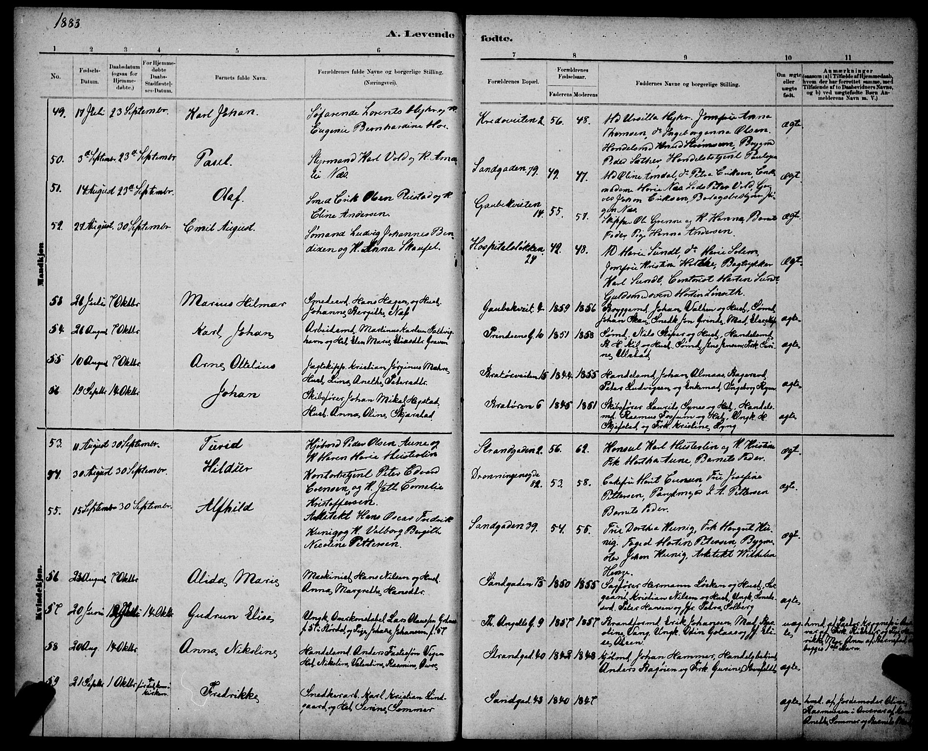 Ministerialprotokoller, klokkerbøker og fødselsregistre - Sør-Trøndelag, SAT/A-1456/602/L0143: Parish register (copy) no. 602C11, 1878-1902