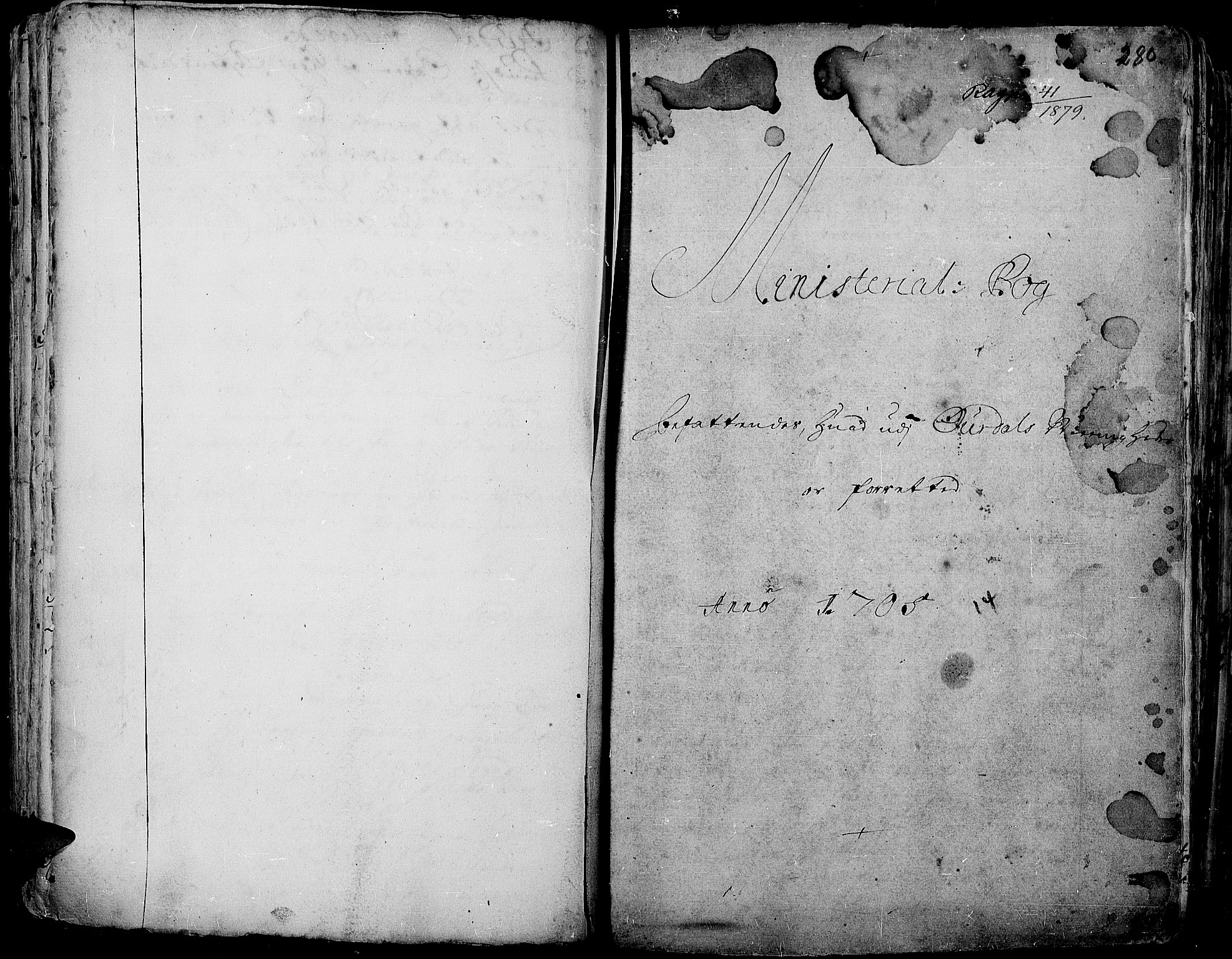Aurdal prestekontor, SAH/PREST-126/H/Ha/Haa/L0001: Parish register (official) no. 1-3, 1692-1730, p. 280