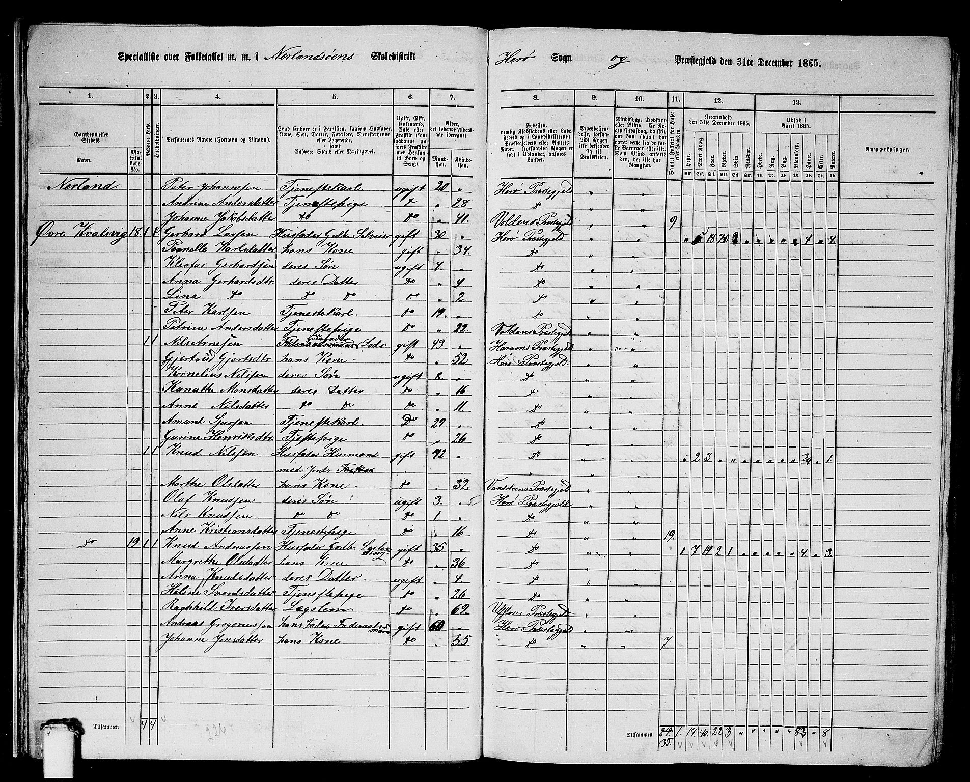 RA, 1865 census for Herøy, 1865, p. 22