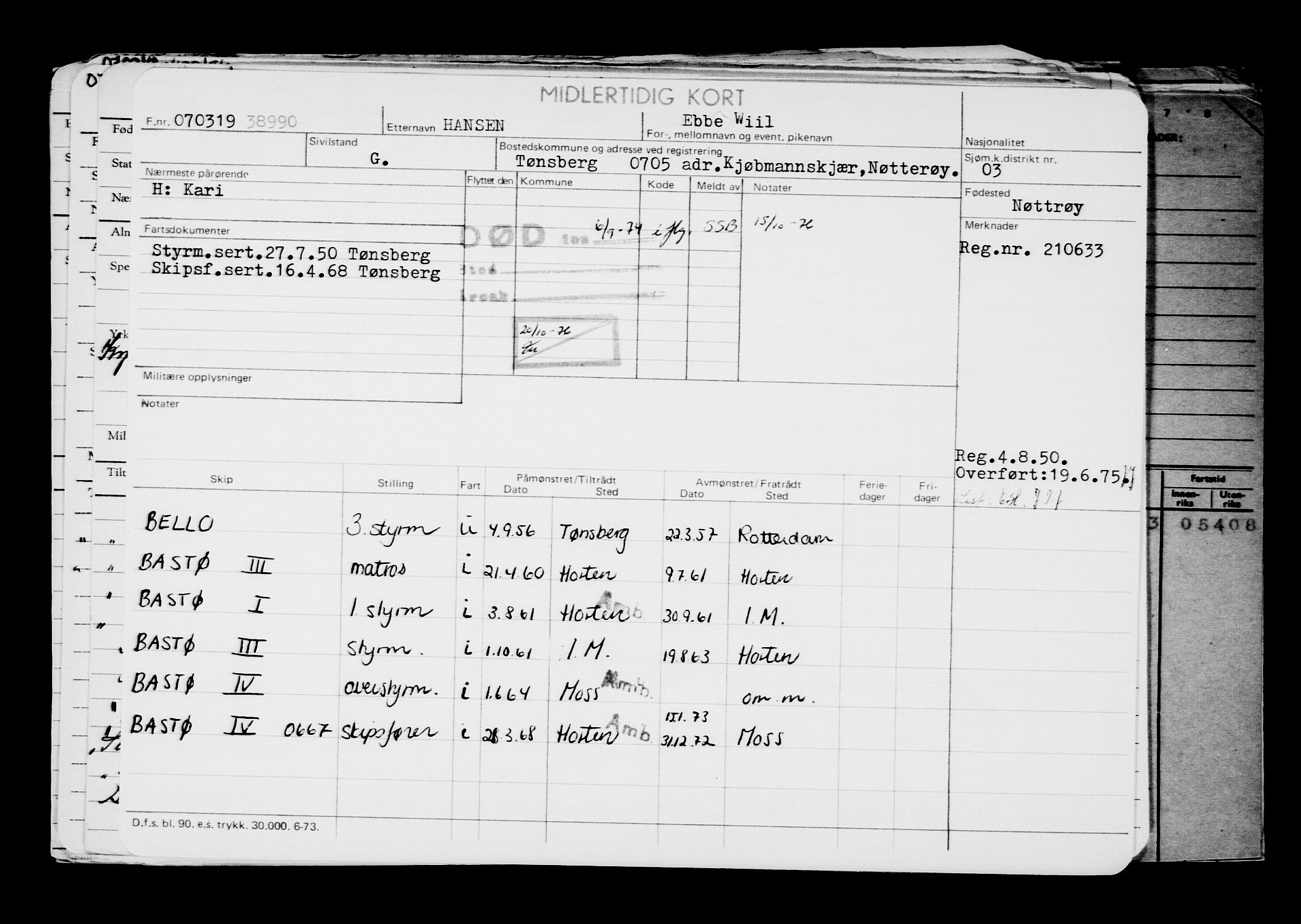 Direktoratet for sjømenn, AV/RA-S-3545/G/Gb/L0166: Hovedkort, 1919, p. 728