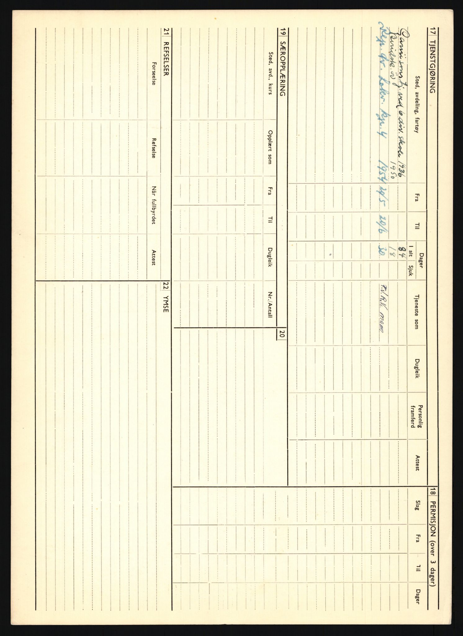 Forsvaret, Troms infanteriregiment nr. 16, AV/RA-RAFA-3146/P/Pa/L0020: Rulleblad for regimentets menige mannskaper, årsklasse 1936, 1936, p. 692